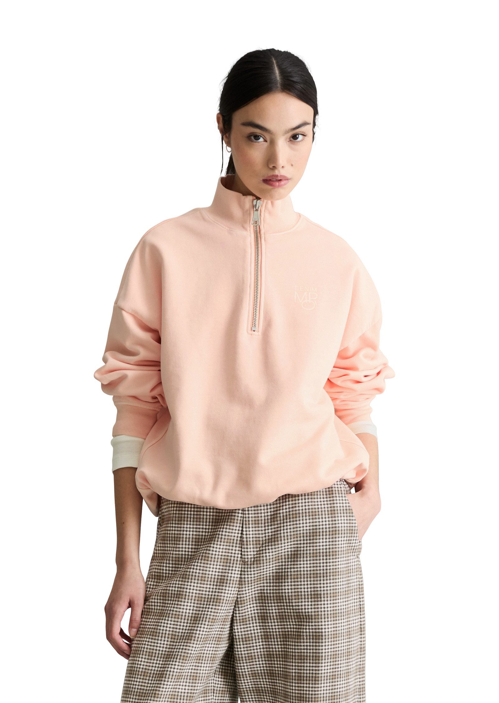 Marc O'Polo DENIM Sweatshirt in Garment Dye-Qualität