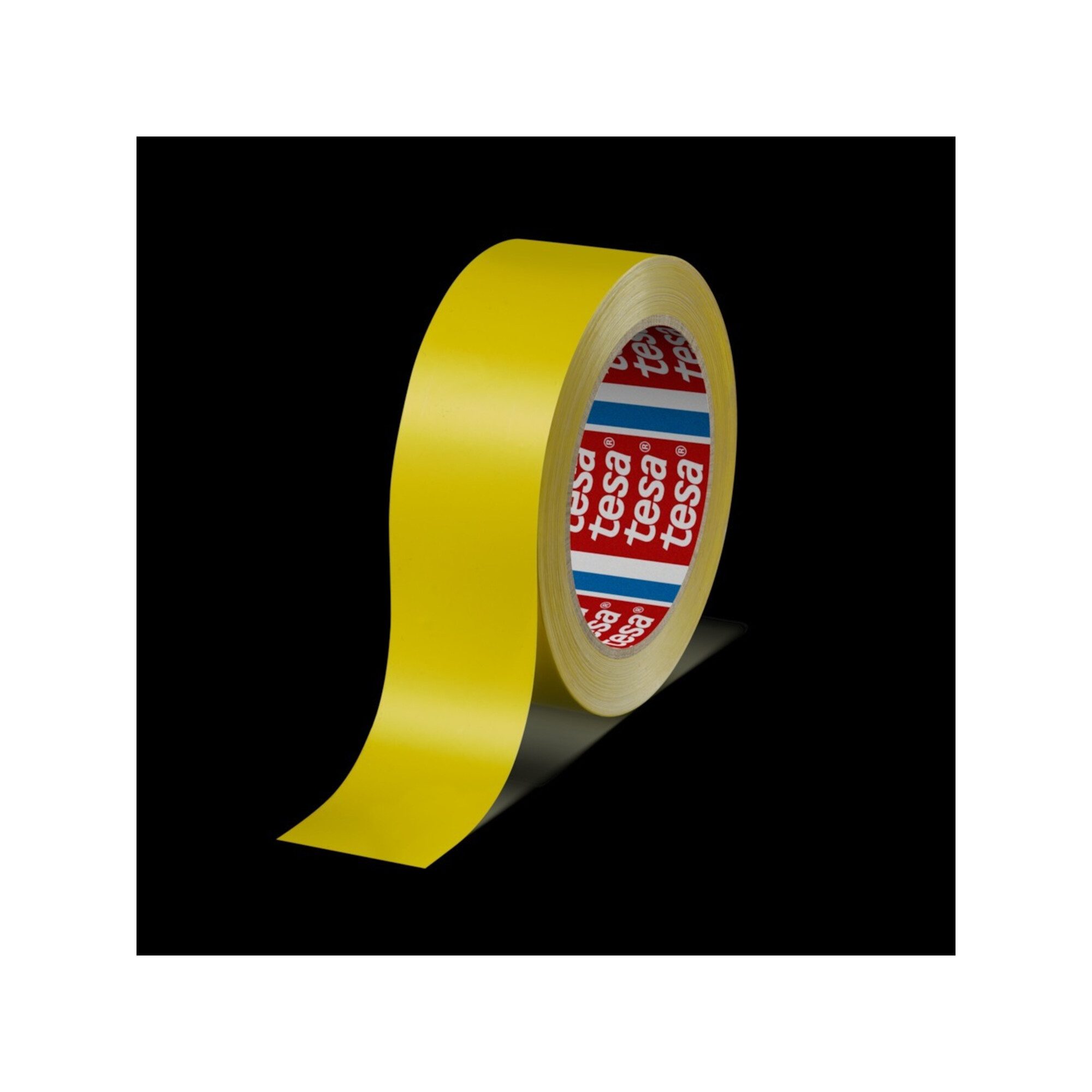 tesa Klebeband tesa 60404, PVC, gelb 66m x 12mm 12 Stk