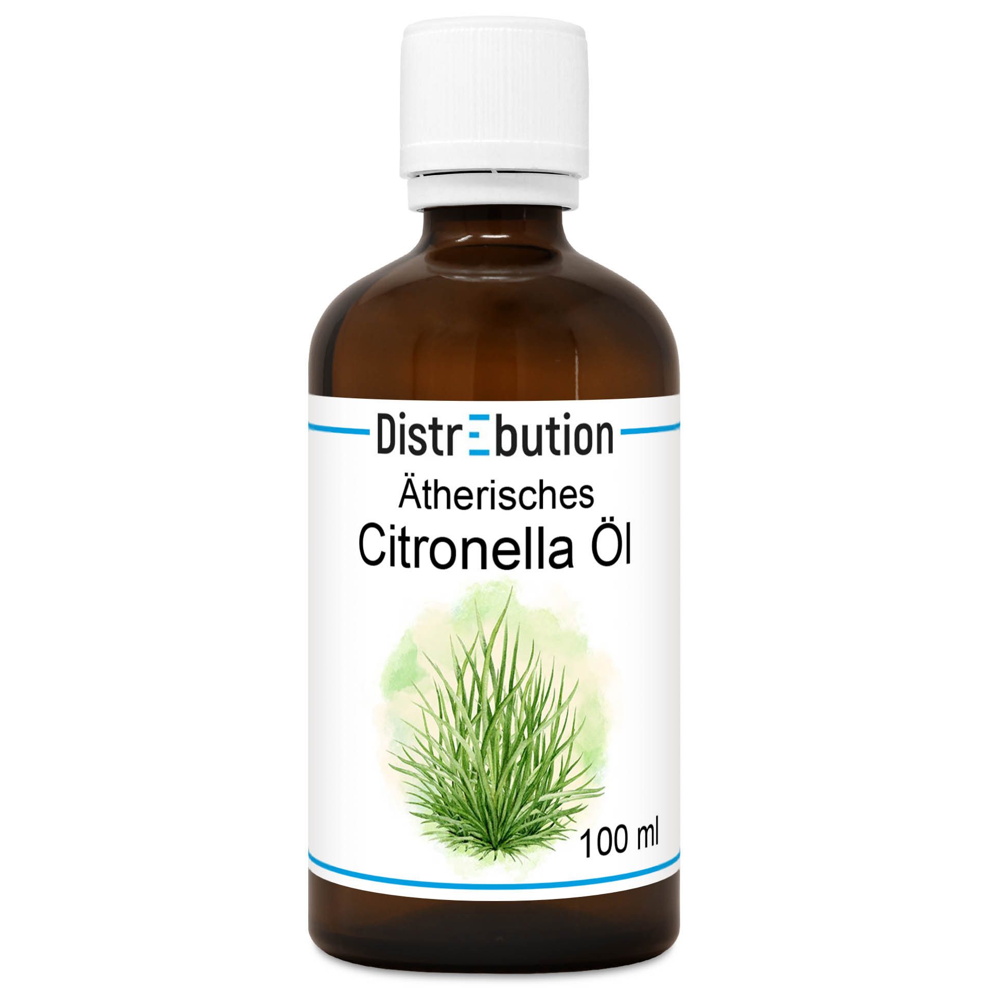 DistrEbution Duftöl Ätherisches Öl, Citronella, 100% Naturrein, Für Kerzen und Kosmetik