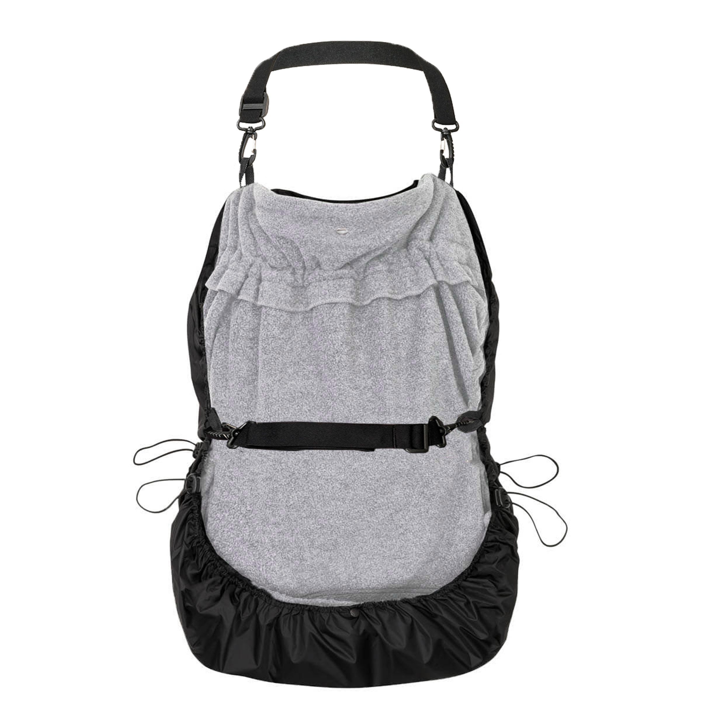 Hoppediz Babytrage Fleece-Cover 3-in-1 mit Regenschutz, Schalkragen & Stulpen