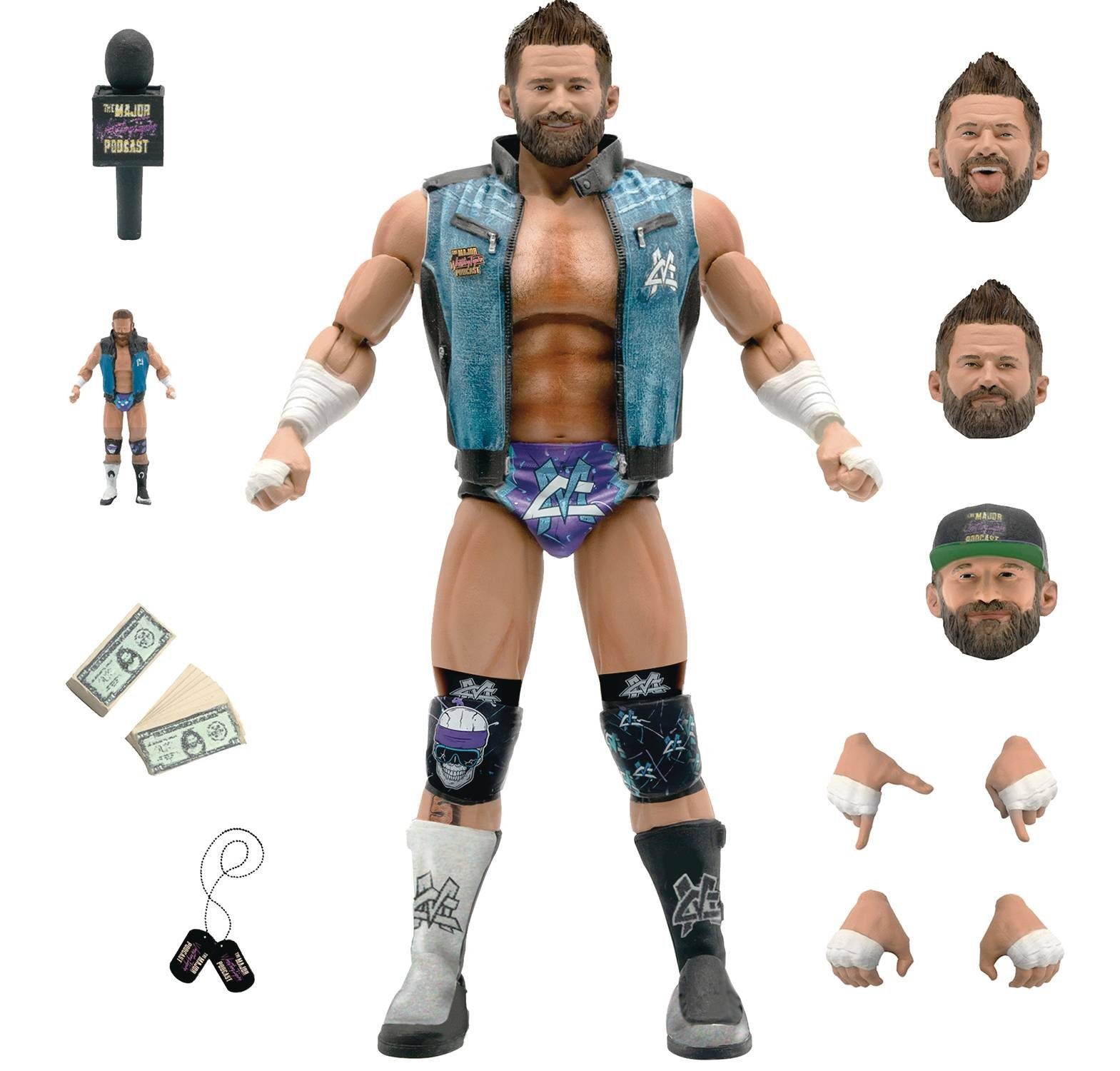 Super7 Actionfigur MAJOR WRESTLING PODCAST ULTIMATES WAVE 1 MATT CARDONA ACTIONFIGUR