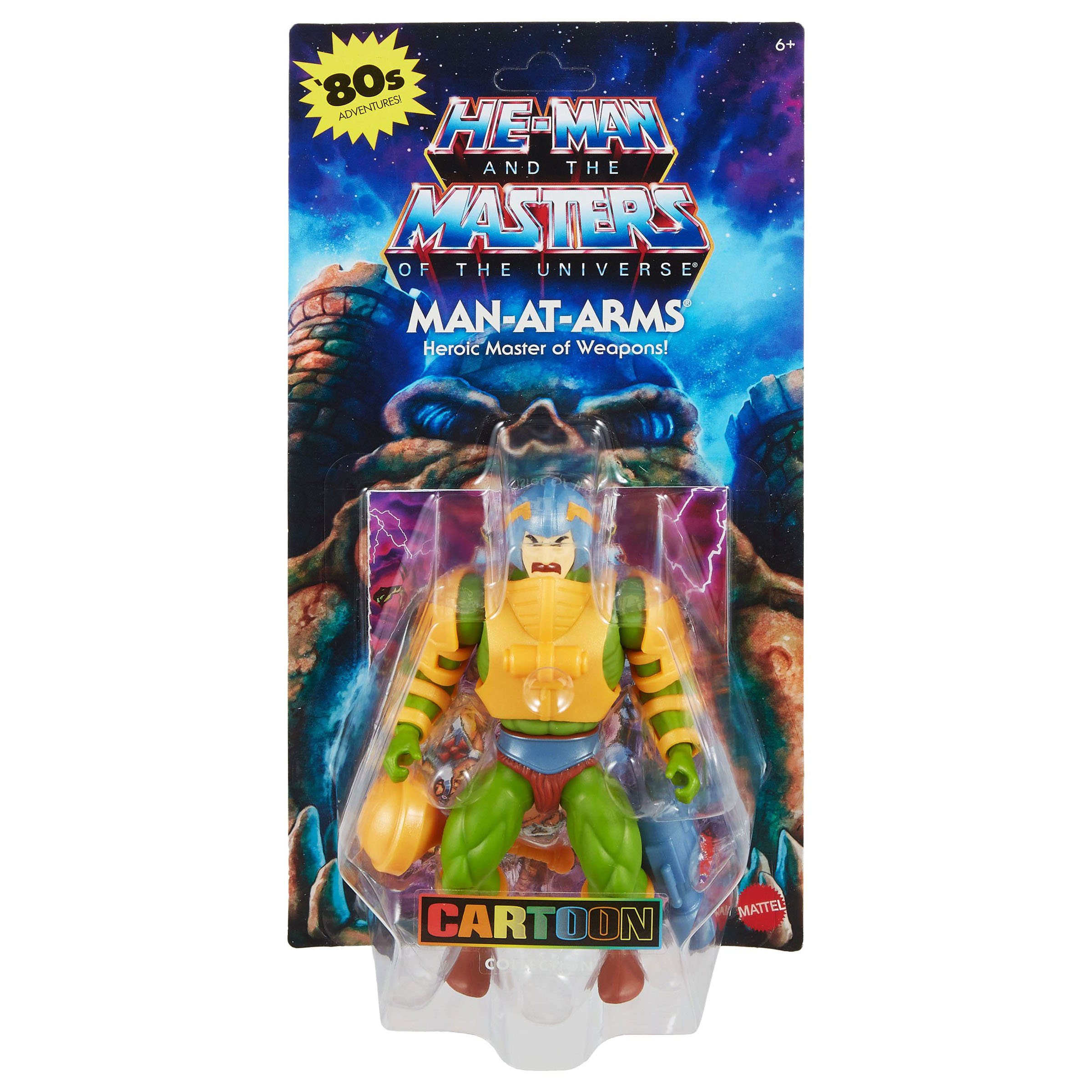 Mattel® Actionfigur Origins Cartoon Collection, (ca. 14 cm groß und mit weiterem Zubehör in einer Blisterverpackung)