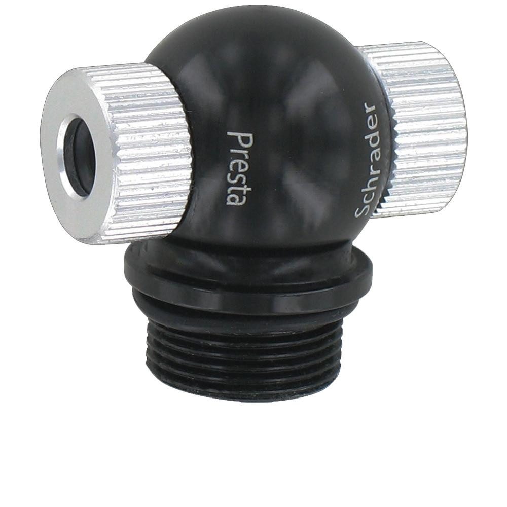 VAR Fahrradpumpe VAR Ersatzkopf für RP-80700 schwarz silber