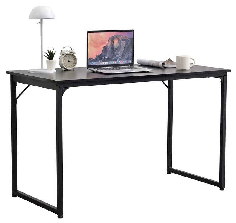 CLP Schreibtisch »Schreibtisch Greeley«, Schreibtisch Greeley im Industrie-Design Starke Tischplatte aus MDF und Gestell aus lackiertem Stahl