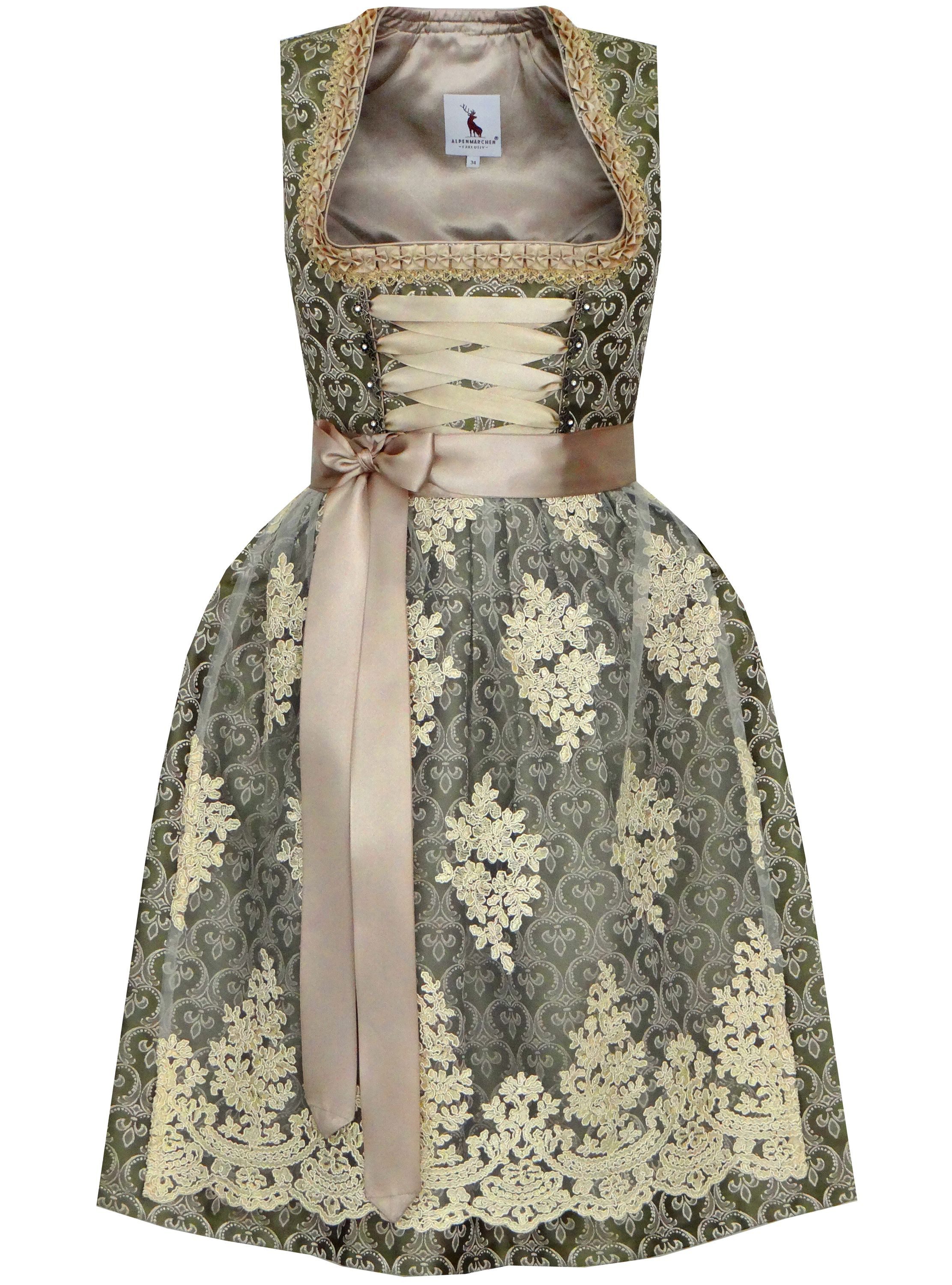 Alpenmärchen Dirndl Midi Dirndl Katherlieschen - ALM668