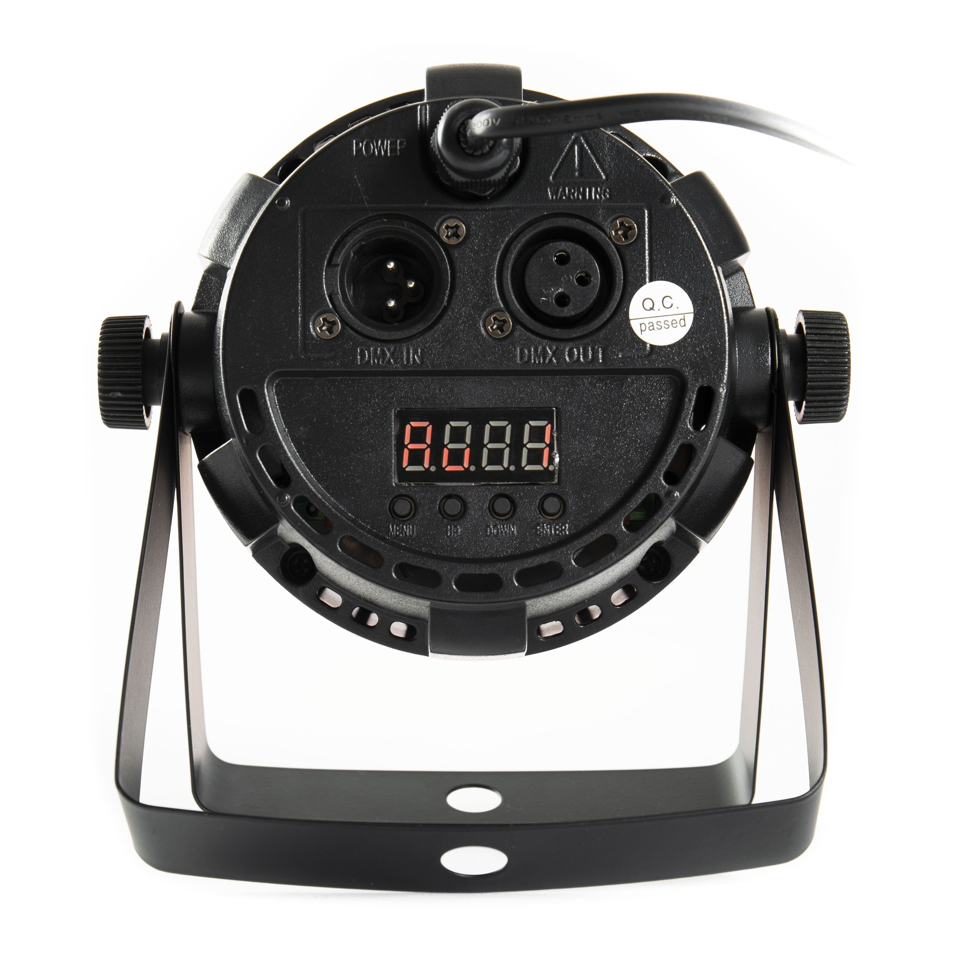 lightmaXX LED Scheinwerfer, Nano PAR FX, LED PAR Scheinwerfer, RGBW-Farbmischung