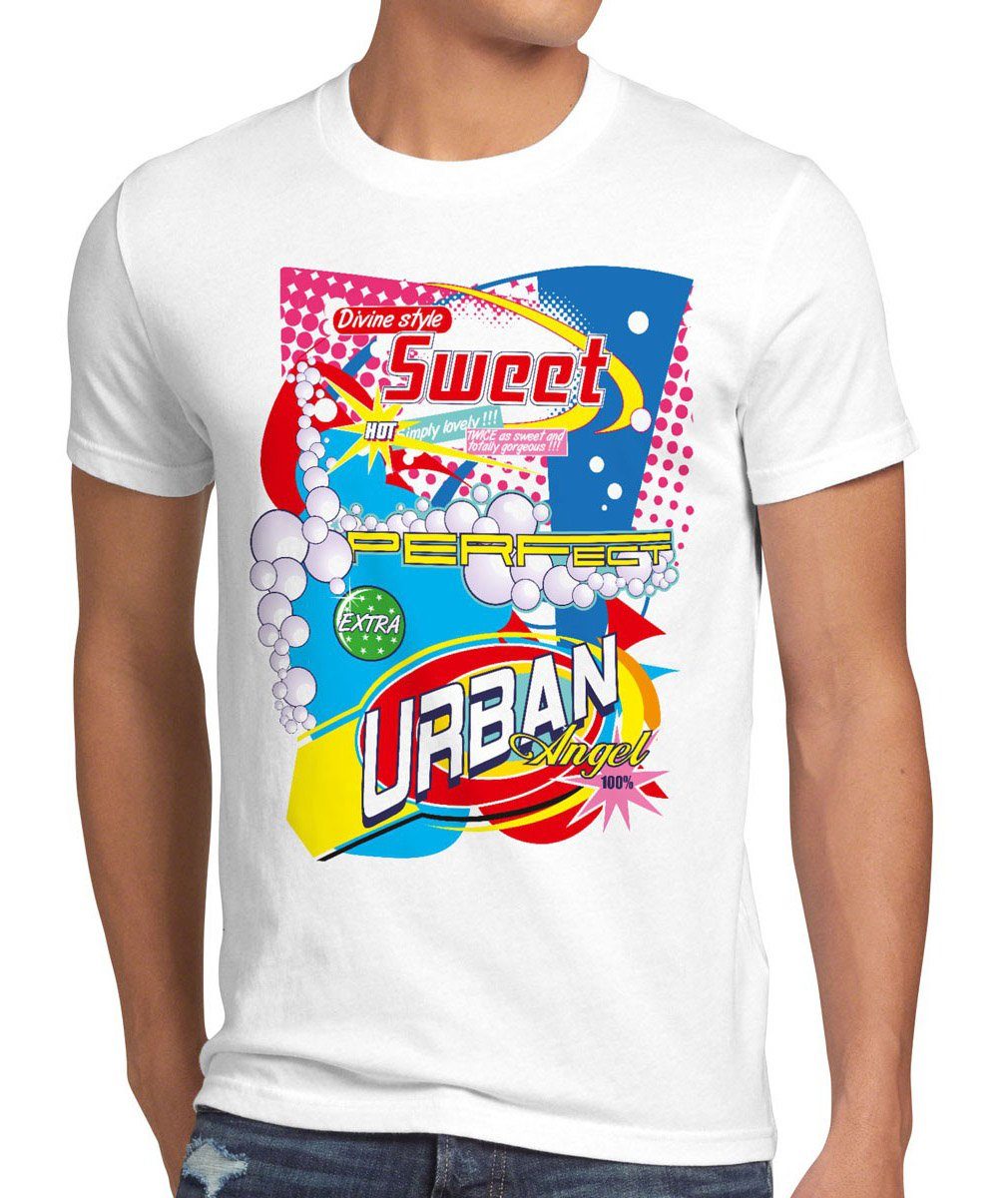 style3 Print-Shirt Herren T-Shirt Urban Art retro 80er bunt nein waschmittel grafik wäsche werbung