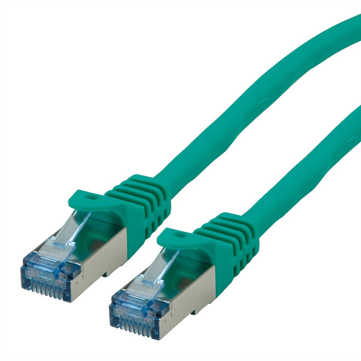 ROLINE Patchkabel Cat.6A S/FTP (PiMF) LAN-Kabel, RJ-45 Männlich (Stecker), RJ-45 Männlich (Stecker) (30.0 cm), Component Level, LSOH