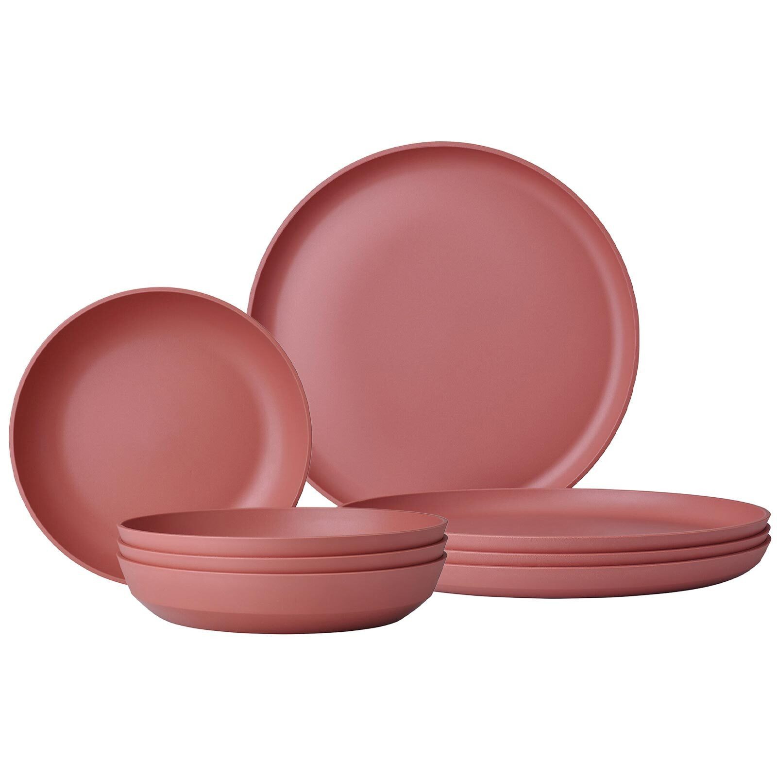 Mepal Tafelservice Silueta Tafel-Set 8er Set (8-tlg), 4 Personen, Kunststoff