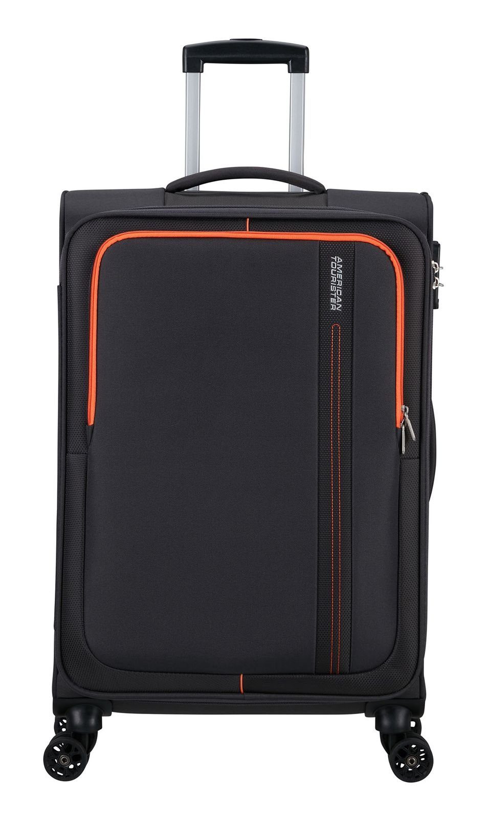 Rollen Charcoal Sea American Grey Seeker, Weichgepäck-Trolley Tourister® 4