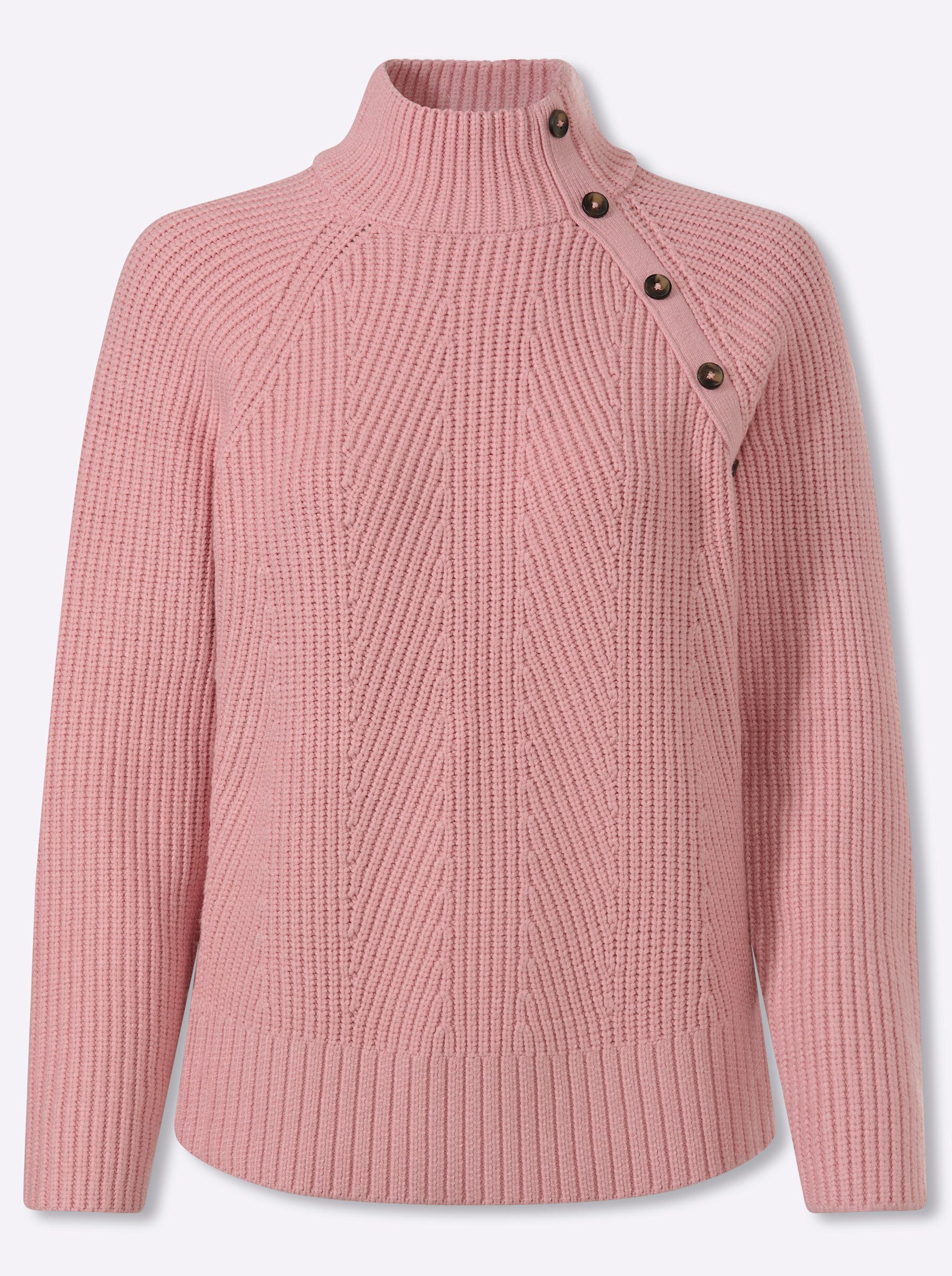 heine Strickpullover Pullover Langarm Ripp