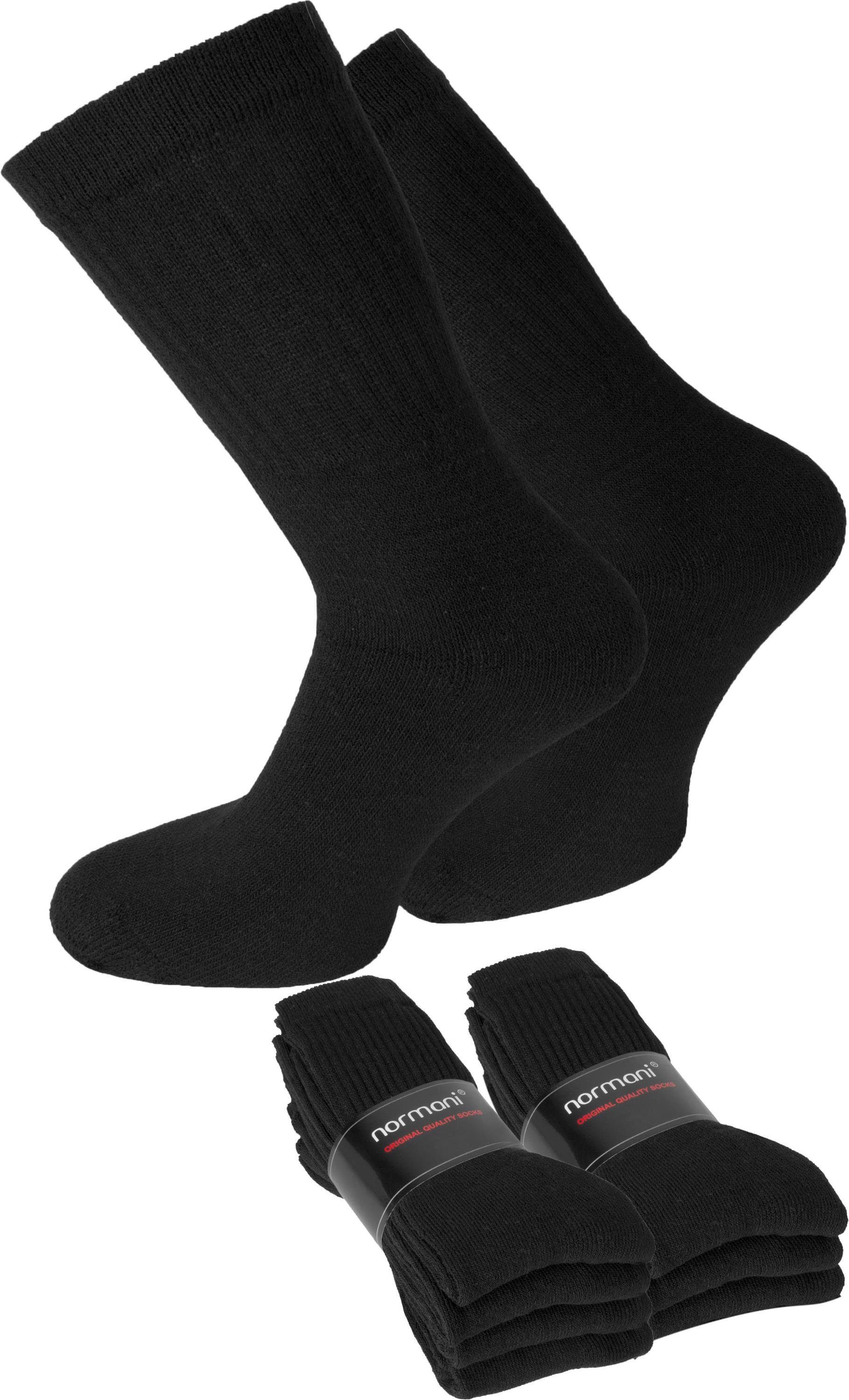normani Sportsocken 20 Paar Tennis-Socken (20er-Set, 20 Paar) mit Vollfrotteeverstärkung Schwarz