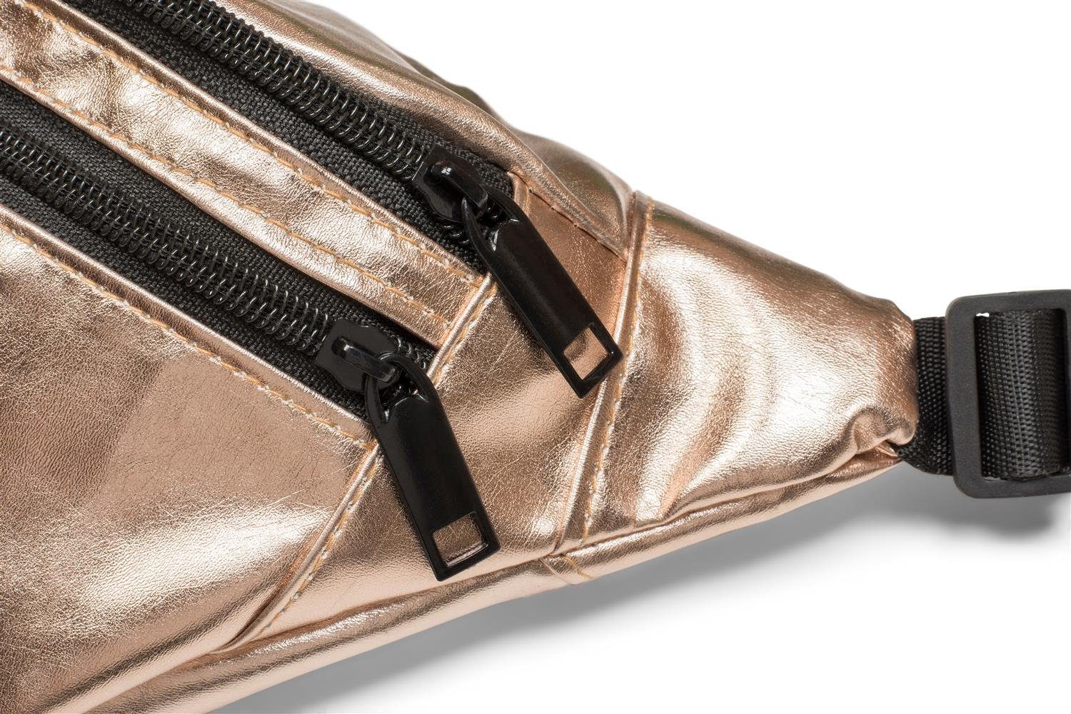 styleBREAKER Gürteltasche Metallic Gürteltasche, Bauchtasche (1-tlg) günstig online kaufen
