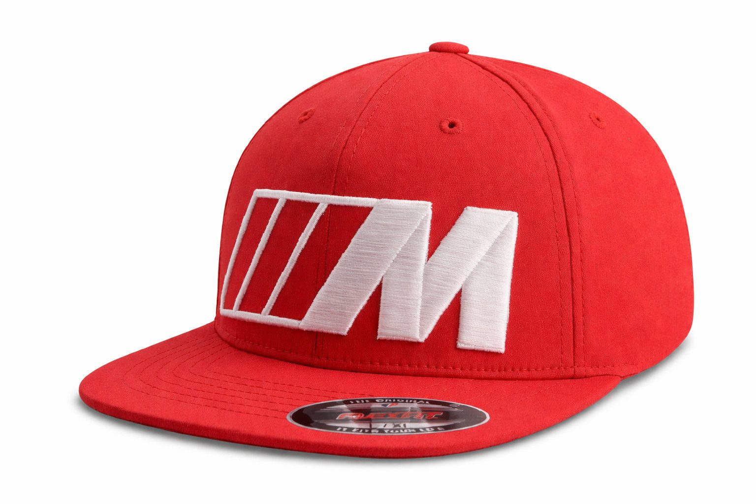 BMW Baseball Cap BMW M Cap Herren Rot – Flex Fit Kappe mit M-Logo Stickerei Mütze (1-St)