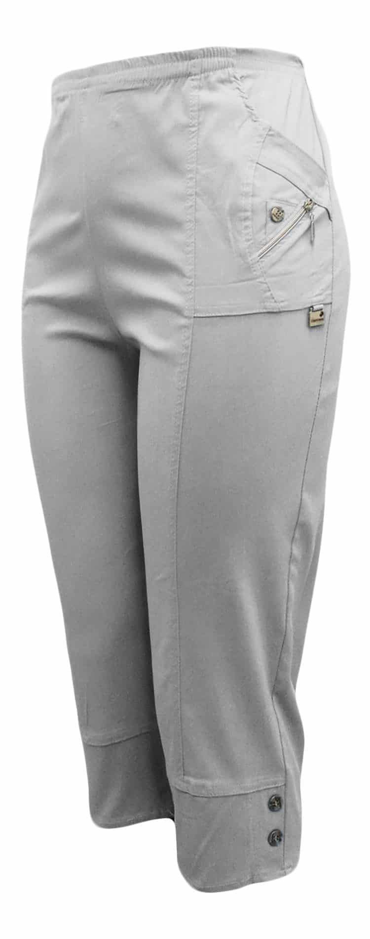Cherry Berry Caprihose Damen Sommerhose 3/4 Freizeit Hose mit Stretch im Re günstig online kaufen