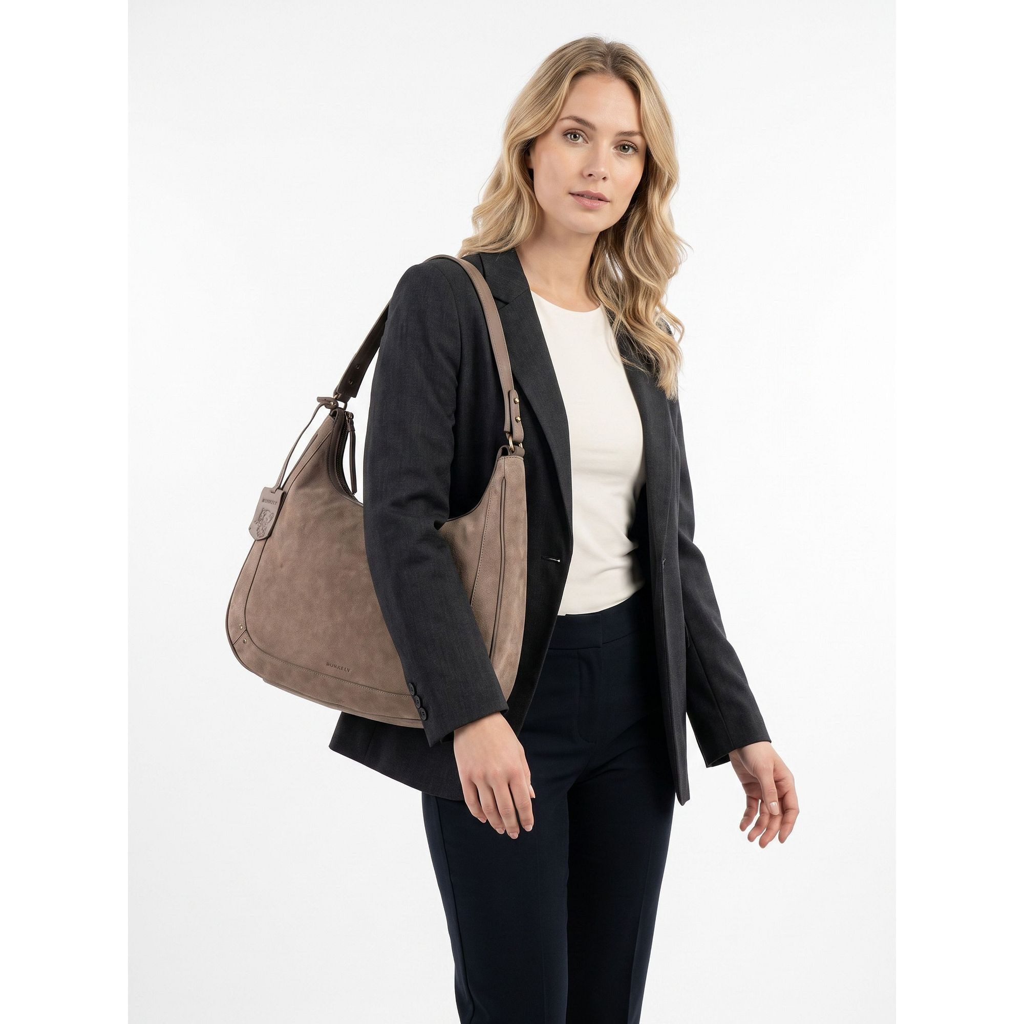 Burkely Schultertasche Sierra, Leder