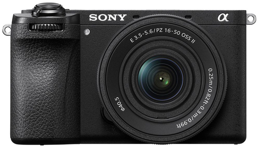 Sony Set: SEL70350G Objektiv + ILCE6700B Systemkamera (SEL-70350G, 26 MP, Bluetooth, WLAN (Wi-Fi), Spiegellose APS-C-Kamera, KI-Autofokus, 5-Achsen-Bildstabilisierung)