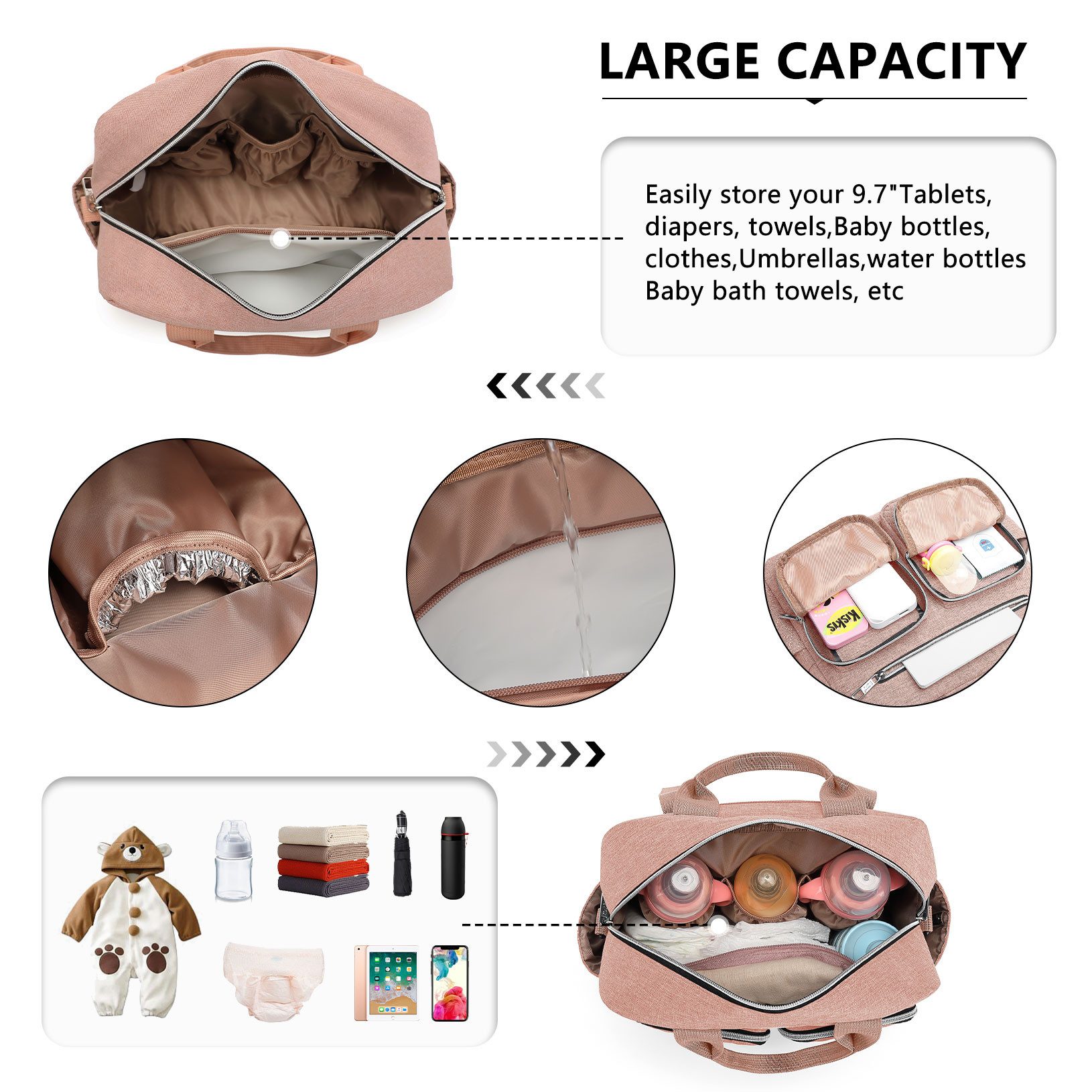 KONO Wickeltasche für Babys – Bild 2 von 5