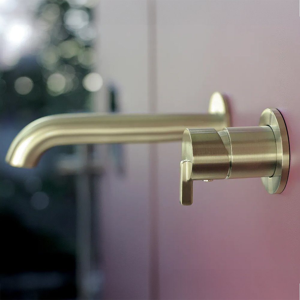 Lomadox Badarmatur SILIA-30 Unterputz-Waschbeckenarmatur, 2-teilig, Gold günstig online kaufen