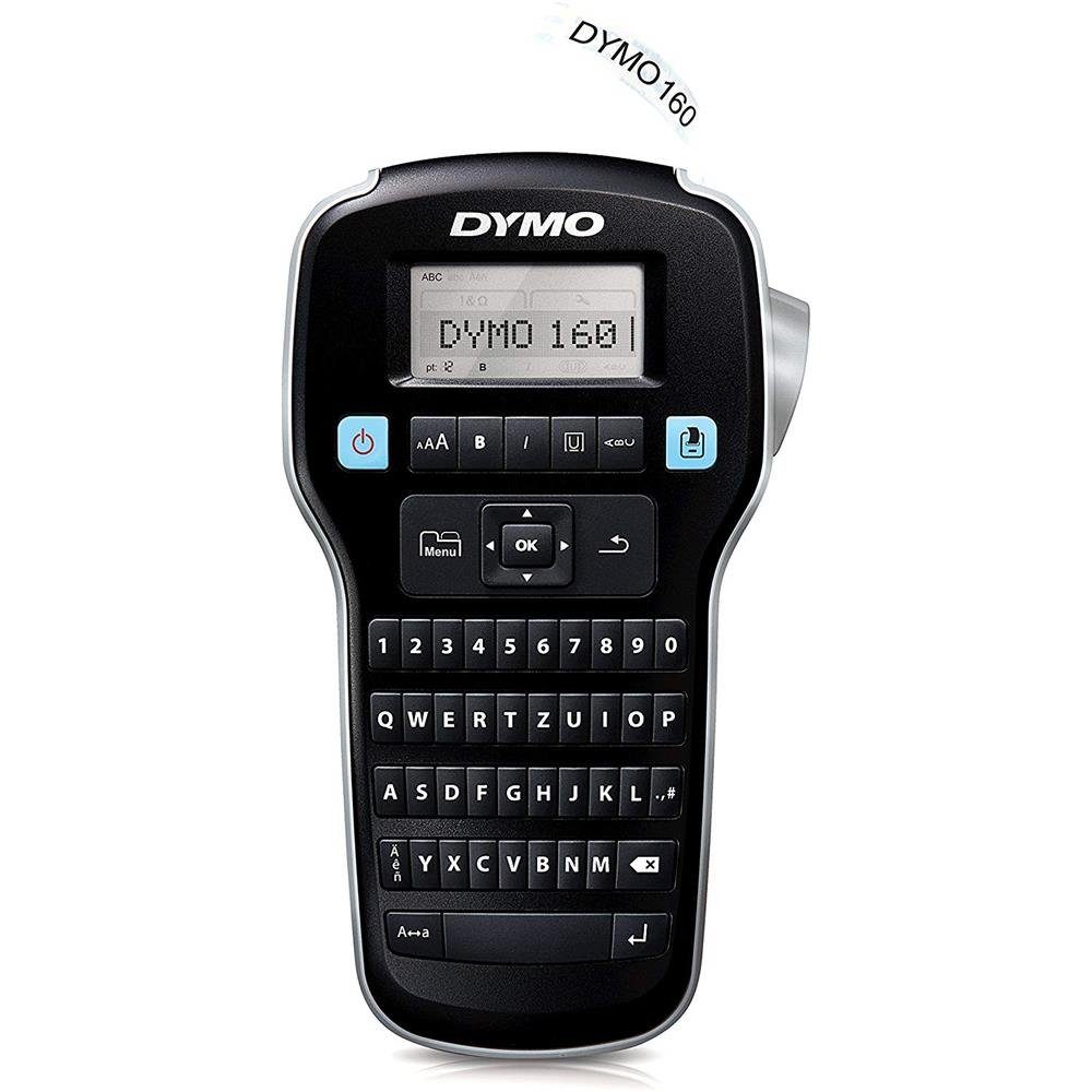 DYMO Beschriftungsgerät S0946360 LabelManager 160, tragbar, bis 12 mm breite Ярлыки, QWERTZ-Tastatur