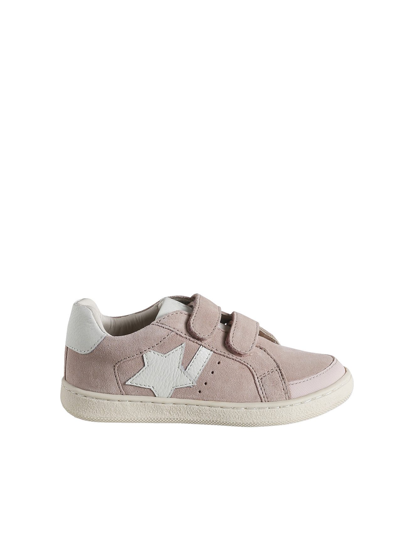 Kinder Ledersneakers mit Stern und Anziehtrick Sneaker