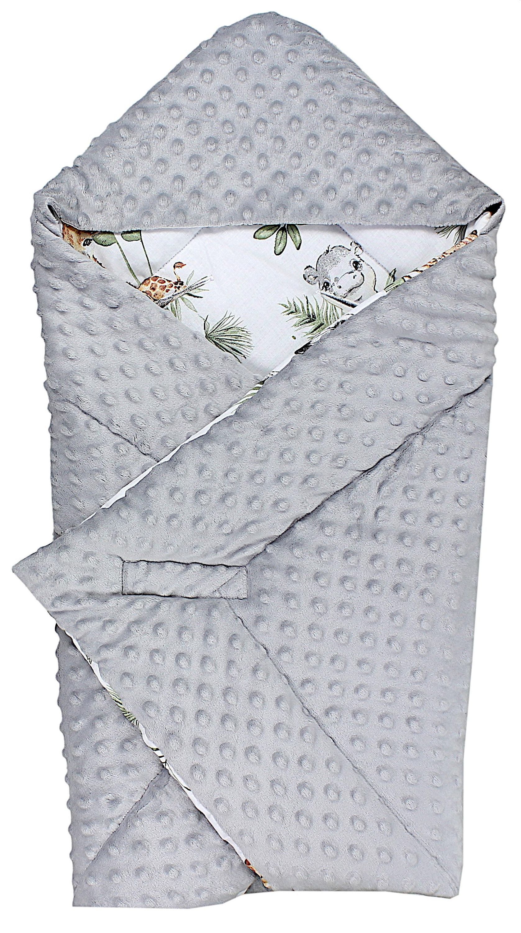 Einschlagdecke Baby Winter Einschlagdecke für Babyschale Wattiert Minky, Tu günstig online kaufen