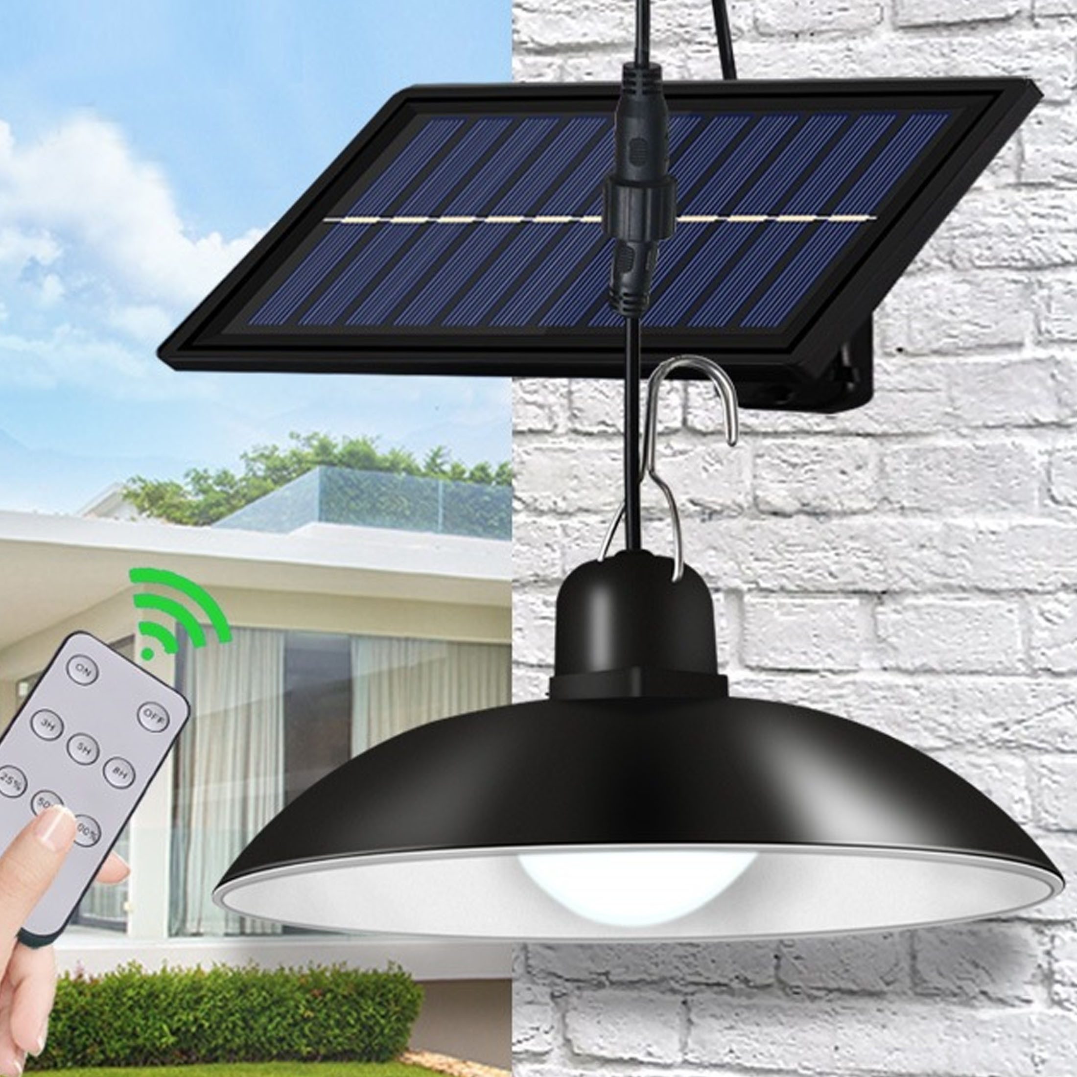 YINDN LED Solarleuchte, Solarlampe mit Fernbedienung, günstig online kaufen