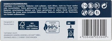 Hanseatic 60 Stück Alkaline Power, AA Batterie, LR06 (60 St), bis zu 5 Jahren Lagerfähigkeit