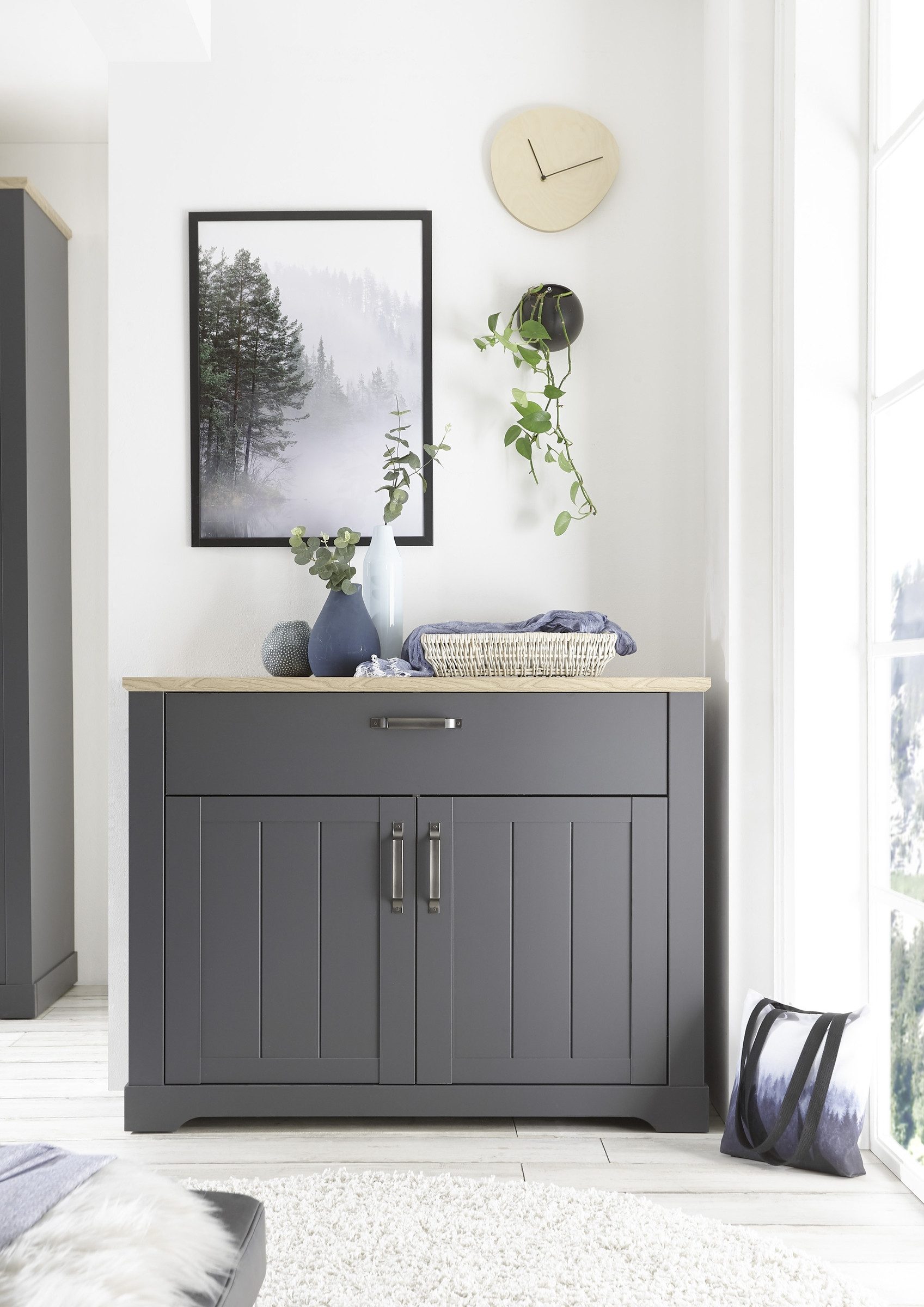 Pol-Power Beistellschrank 116 x 91 x 42 cm (B/H/T)