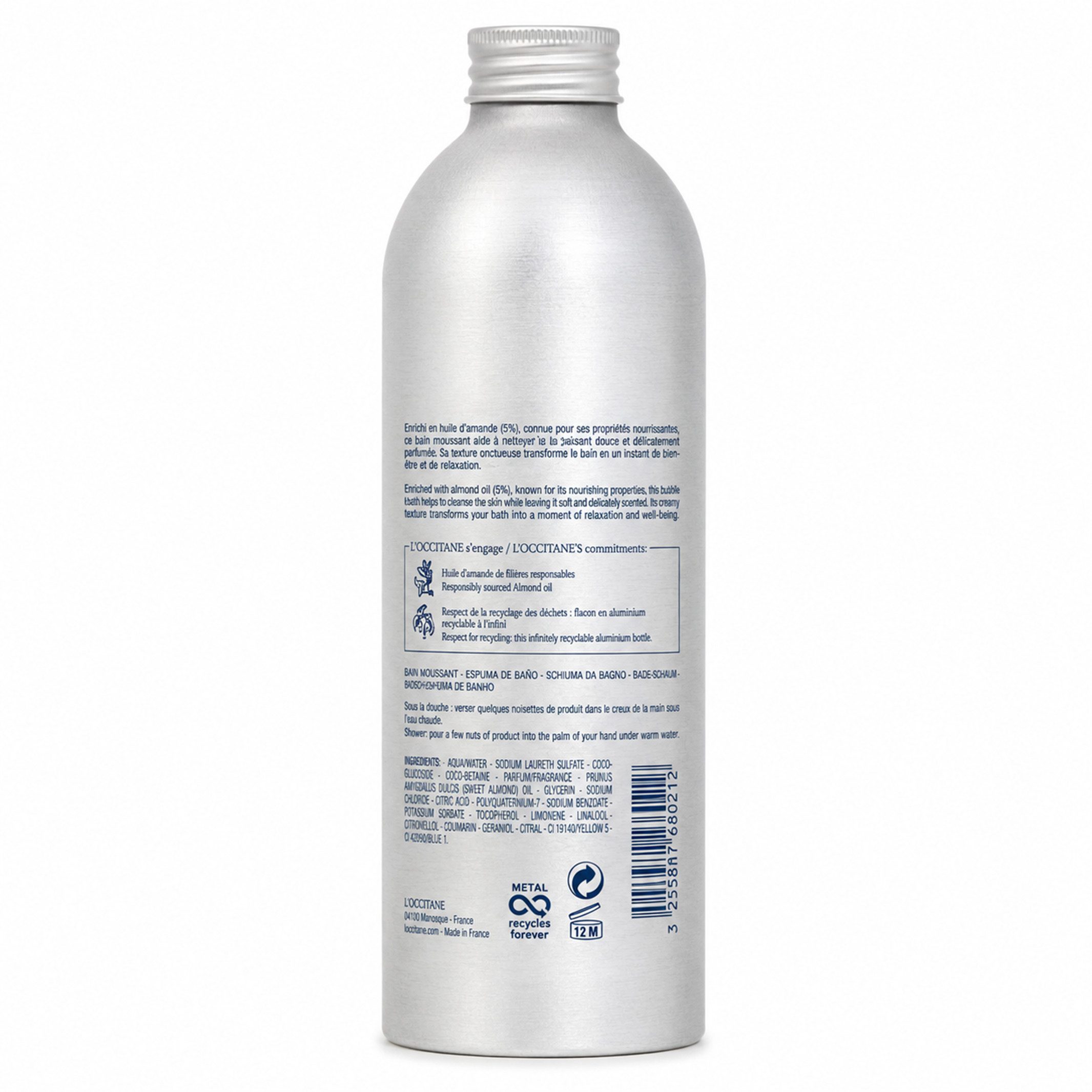 L'OCCITANE Duschgel L`Occitane Bain Moussant Bubble Bath 500ml