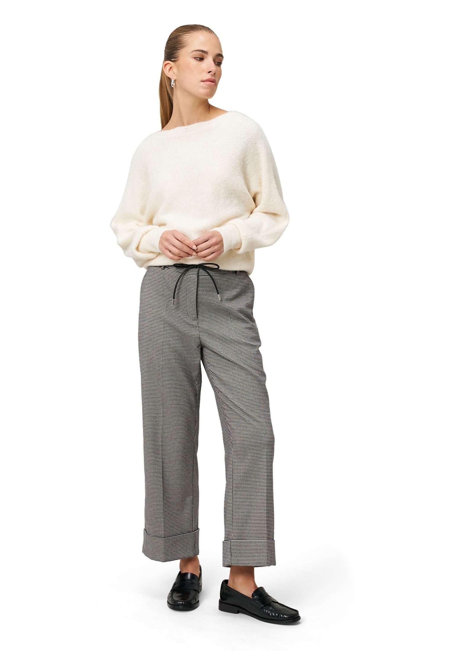 Zero Strickpullover Damen mit U-Boot Ausschnitt (1-tlg) Plain/ohne Details
