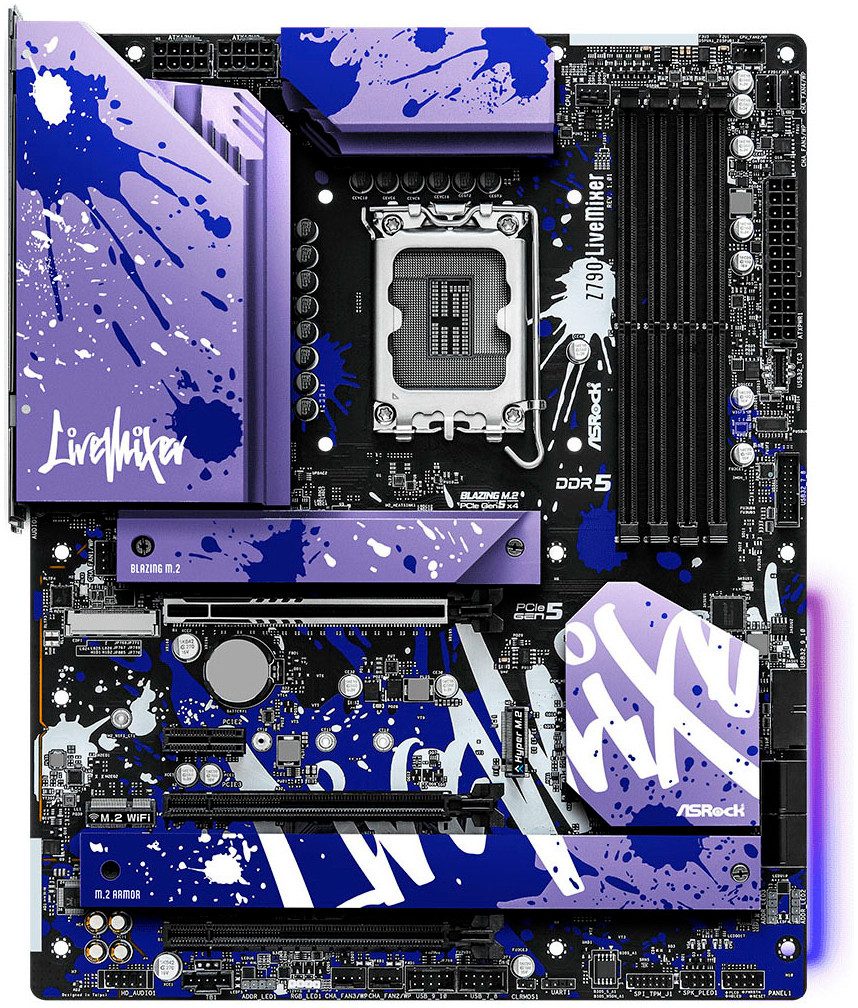 Asrock Z790 LiveMixer Mainboard RGB-LED-Beleuchtung