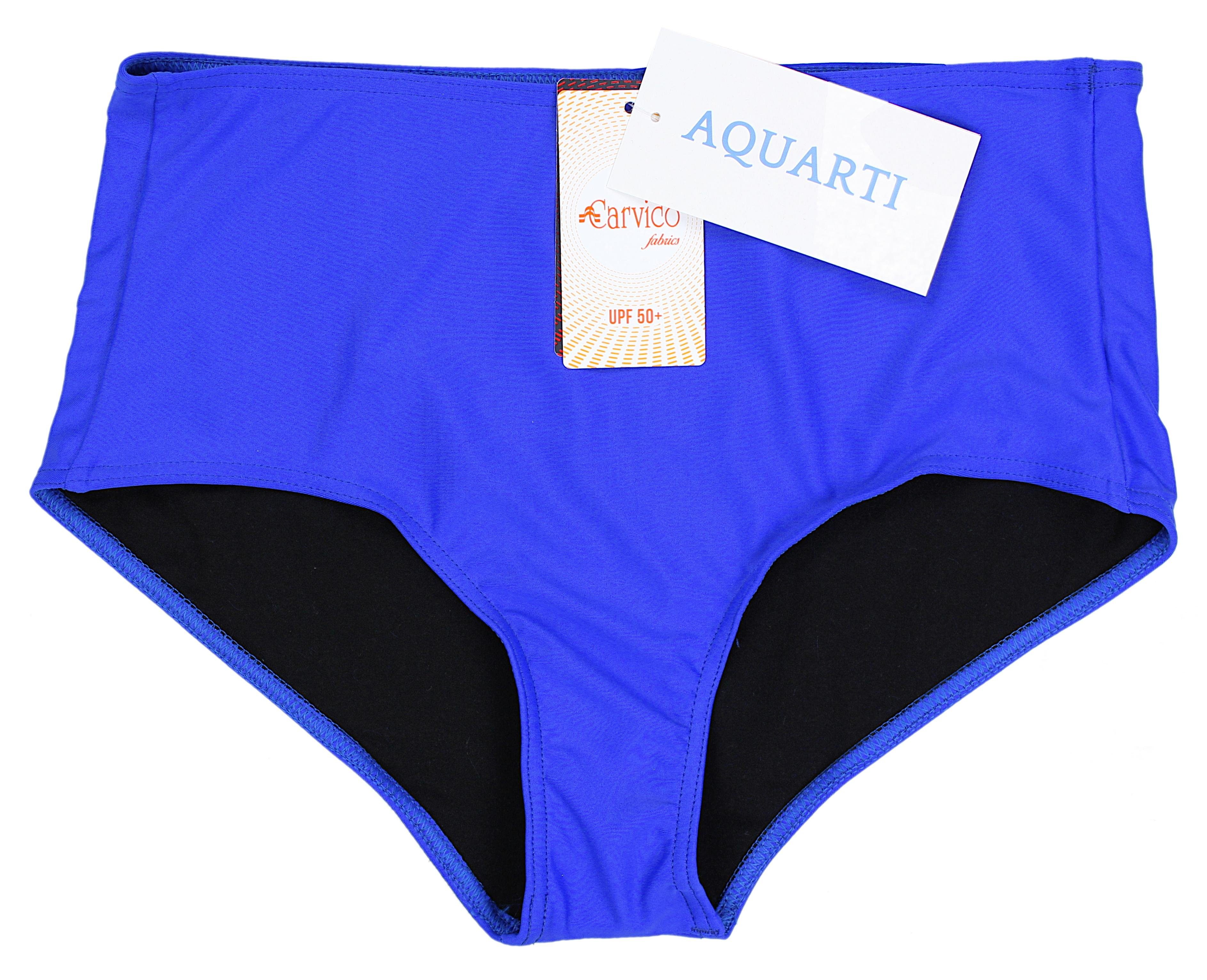 Octopus Slip Bikini Mare Alto / High Waist – Modello Minimizer, Elettrico, Colore Marina, Taglia 42 - 2