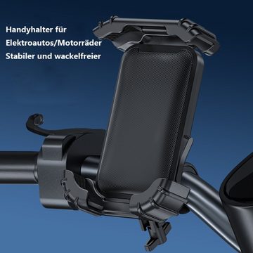 Houhence Fahrrad Handyhalterung Universal Motorrad Handy Halterung Smartphone Halterung