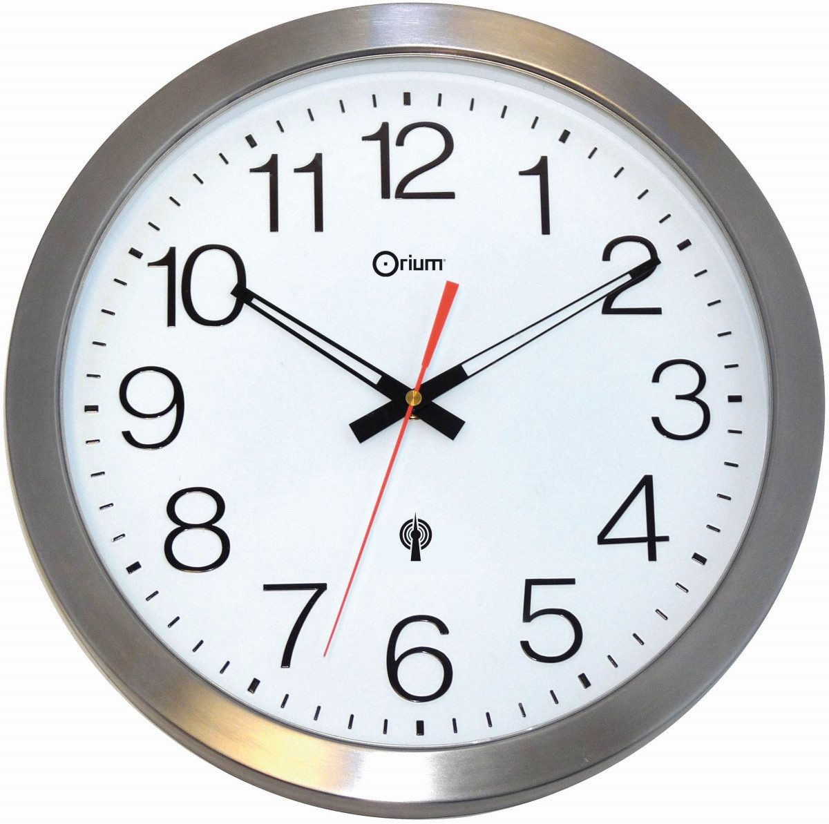 JUSTIME Wasserdichte Wanduhr – 21,6 Cm, Geräuschlos, Für Bad, Küche, Boot