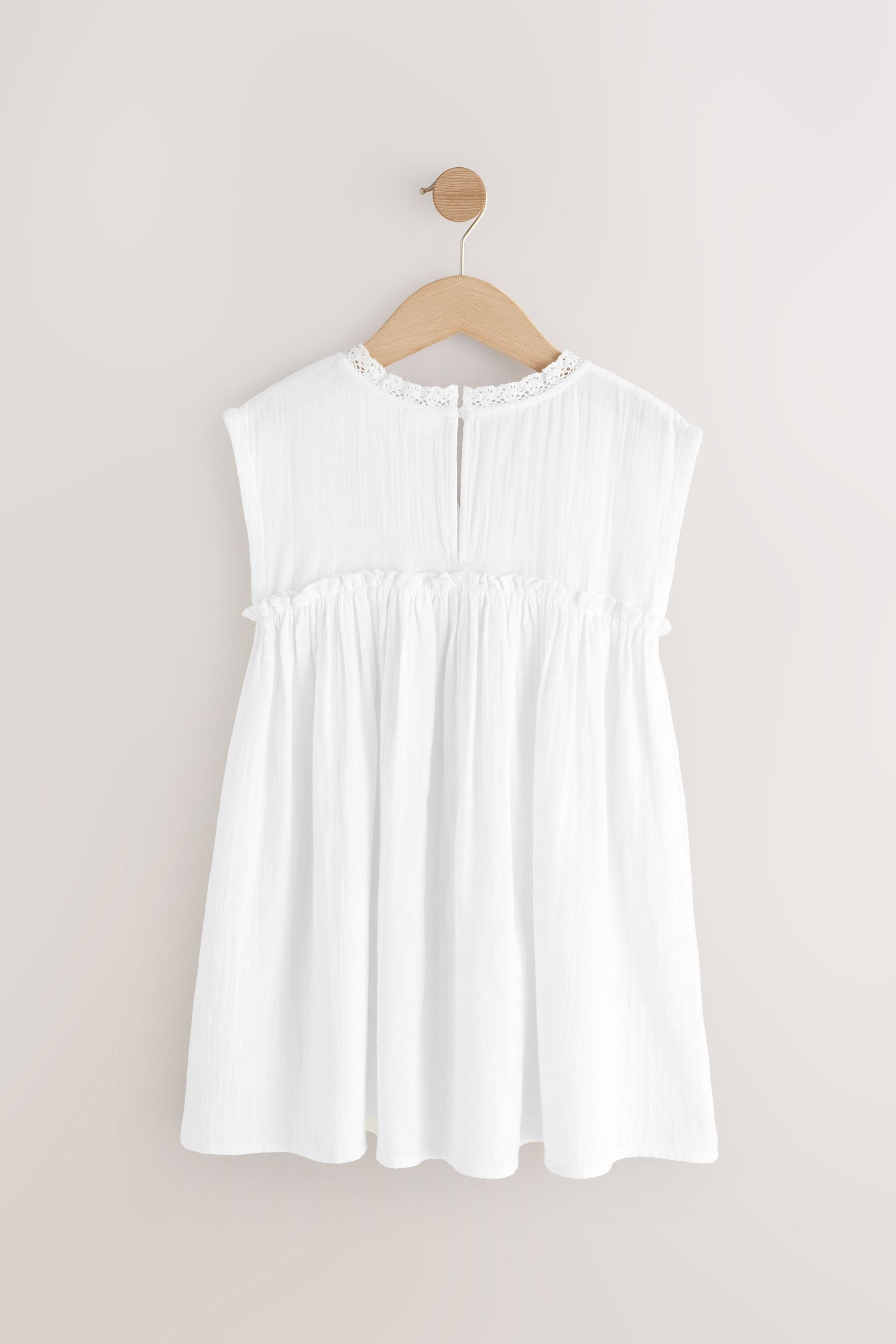 Next Sommerkleid Kleid mit Häkelbesatz (1-tlg) günstig online kaufen