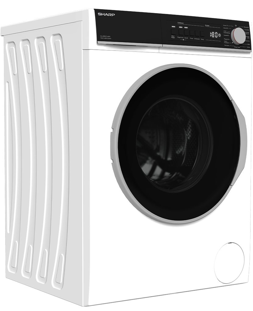 1400 Waschmaschine Inverter AllergySmart, Dampf, 9,00 Sharp U/min, kg, ES-BRO914WA-DE, Aquastop, Motor