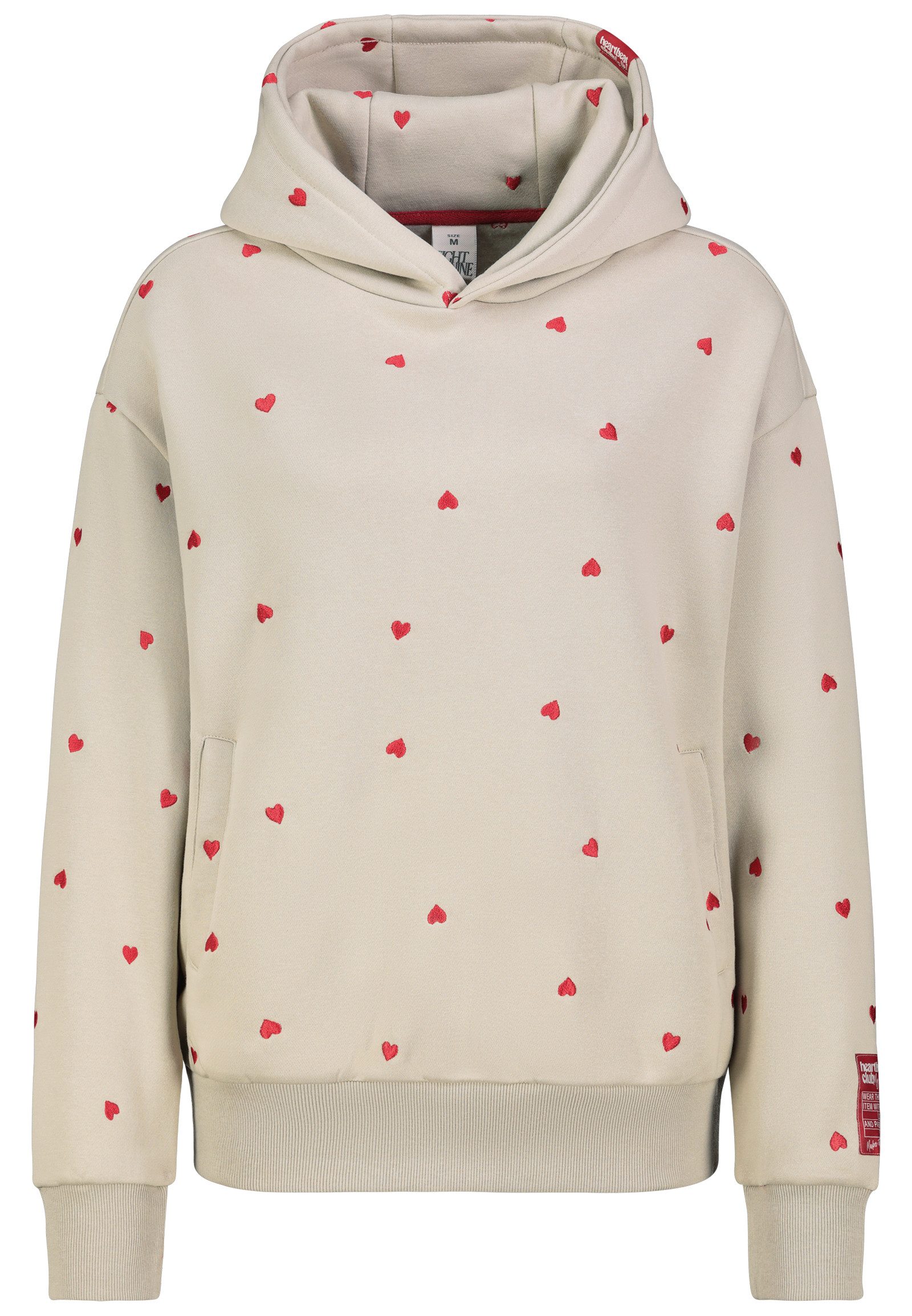 Eight2Nine Hoodie Moderner Frontprint (1-tlg) EIGHT2NINE Hoodie