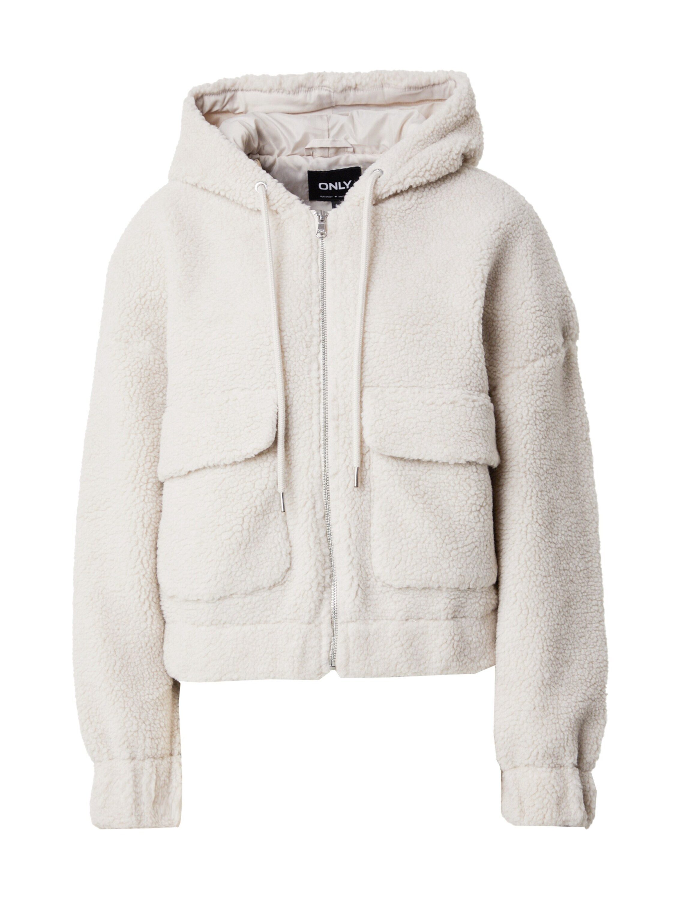 Kapuzenplüschjacke ONLTANJA TEDDY HOOD JACKET OTW NOOS