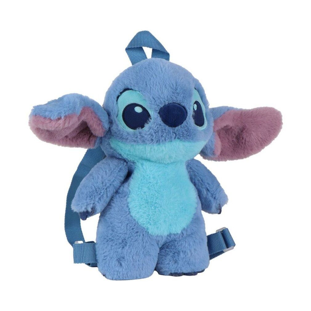 Disney Rucksack Kinder Rucksack Plüschfigur Stitch (Set)