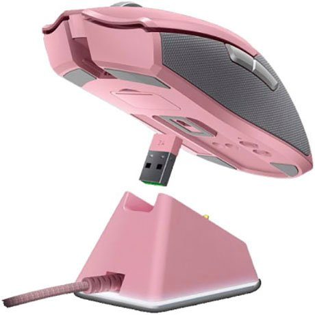 Image of RAZER »Viper Ultimate mit Ladestation - Quartz« Gaming-Maus (kabellos, kabelgebunden)