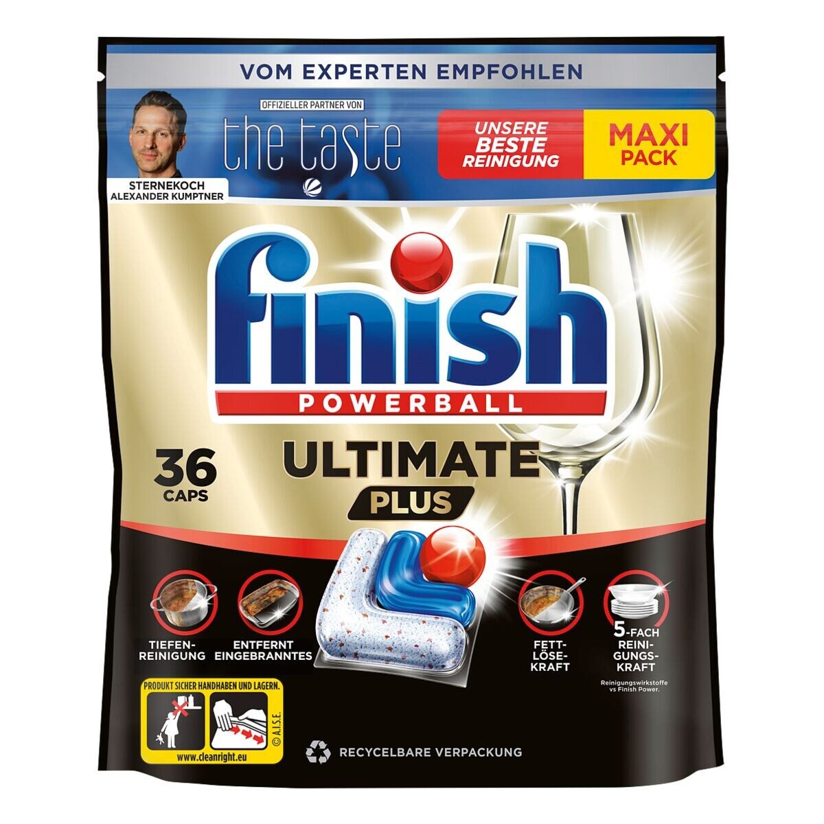 FINISH Powerball Ultimate Plus Fresh Spülmaschinentabs (36 Caps)