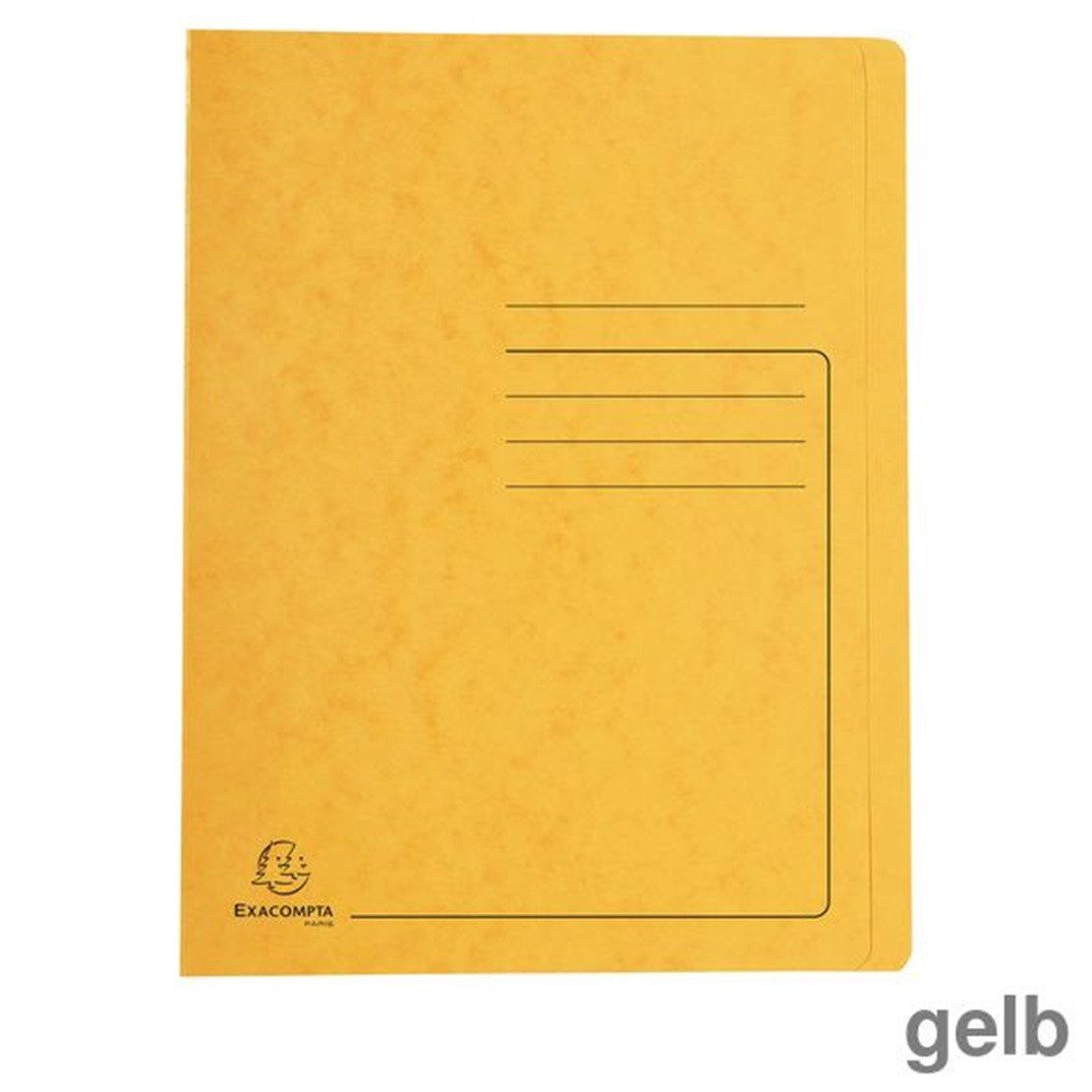 ExaClair Präsentationsordner ExaClair Schnellhefter Colorspan - Professionelle Organisation in Gelb