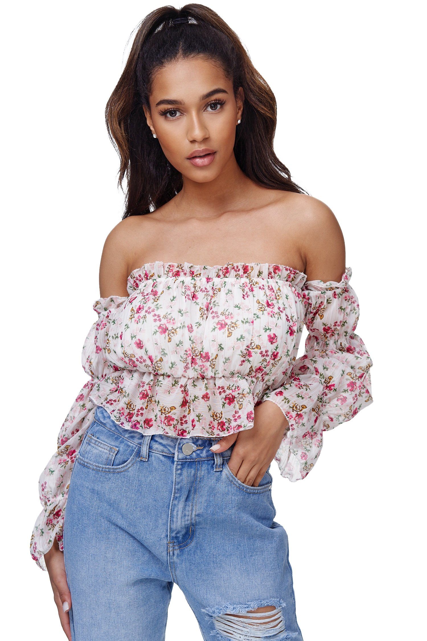 More & More / Damen-Bluse / Cropped Shirt Blouse main image 1