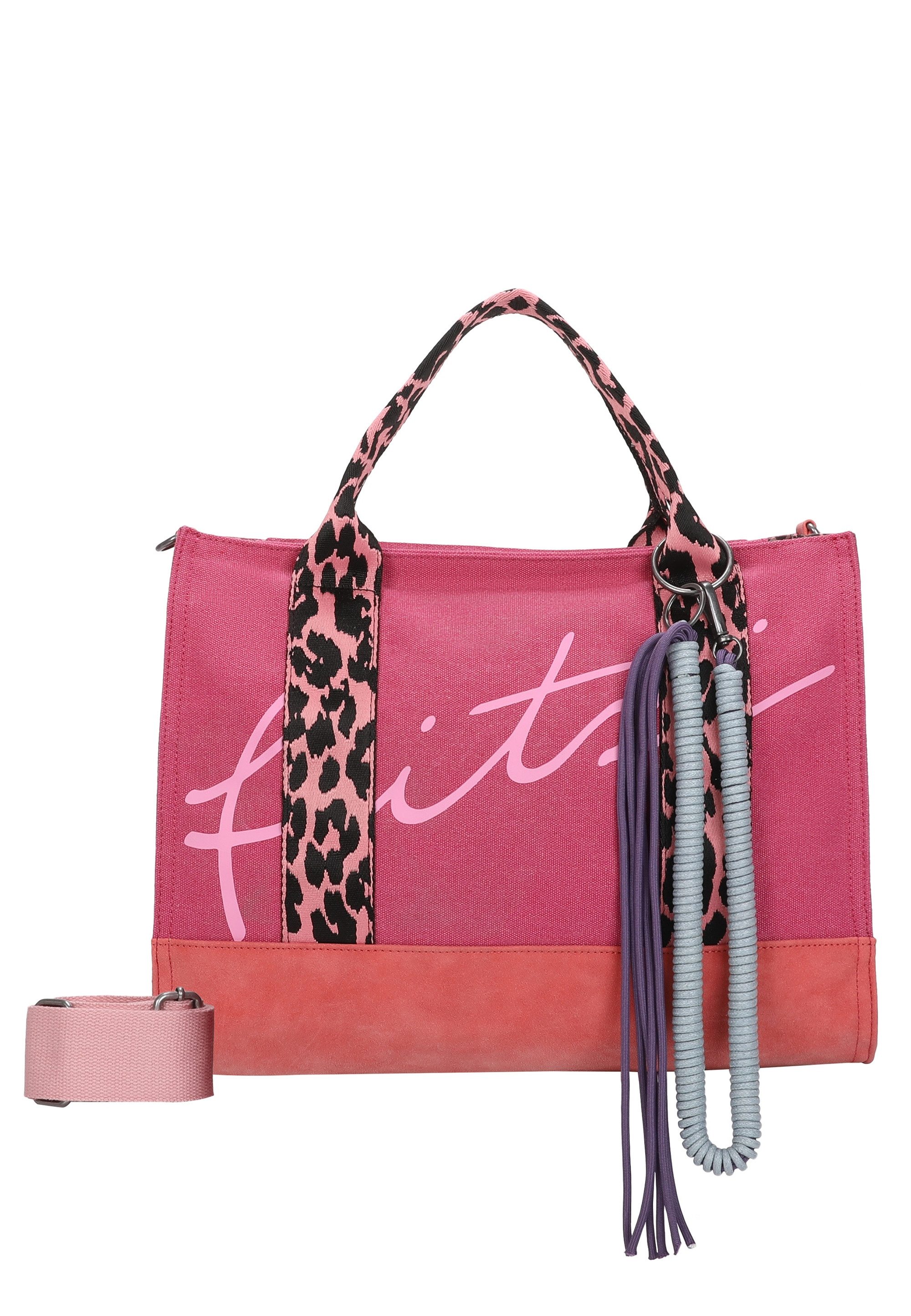 Fritzi aus Preußen Schultertasche Tote Bag Limited Summer Leo Pink Fruity, mit abnehmbarer Kordel