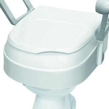 Drive Medical Toilettensitzerhöhung Toilettensitzerhöhung mit Armlehnen WC-Erhöhung Toilettenaufsatz