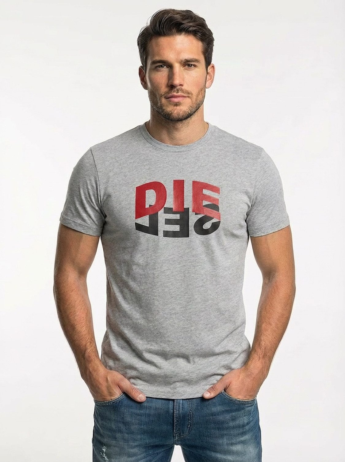Diesel Rundhalsshirt Slim Fit - T-DIEGOS-N22