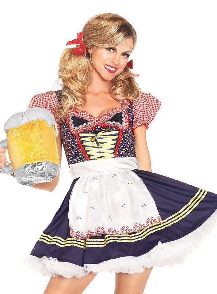 Leg Avenue Kostüm Biergarten Beauty, Oktoberfest Kostüm für die bezaubernde Bayerin