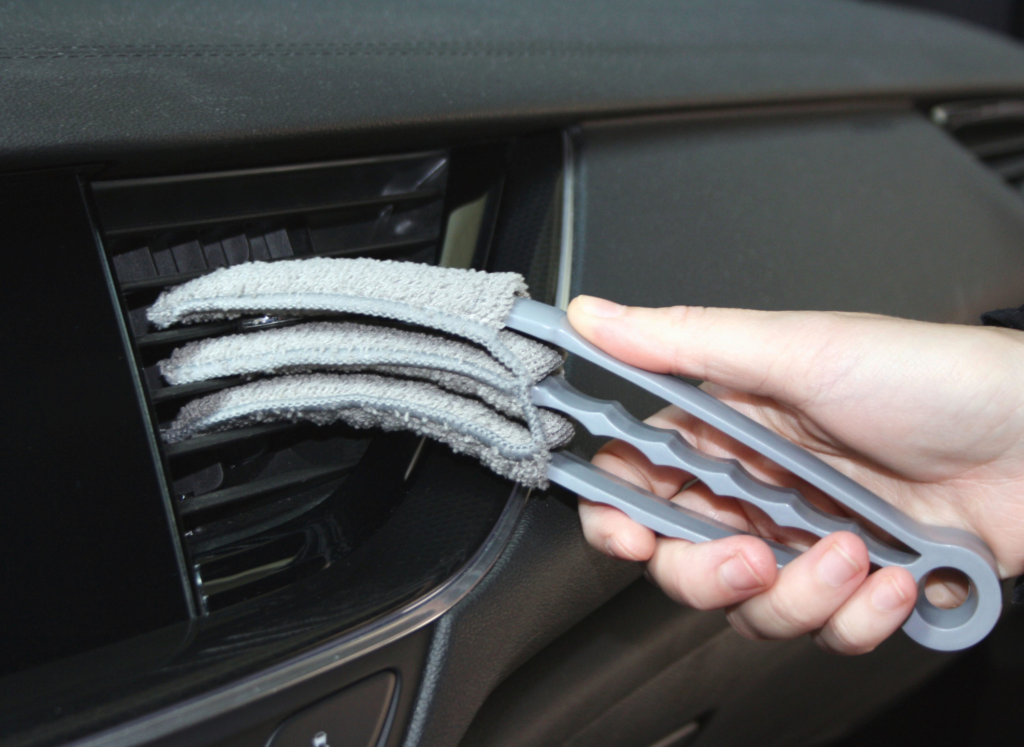 GARDINIA Reinigungsbürste, (1-tlg), Drei-Finger-Design