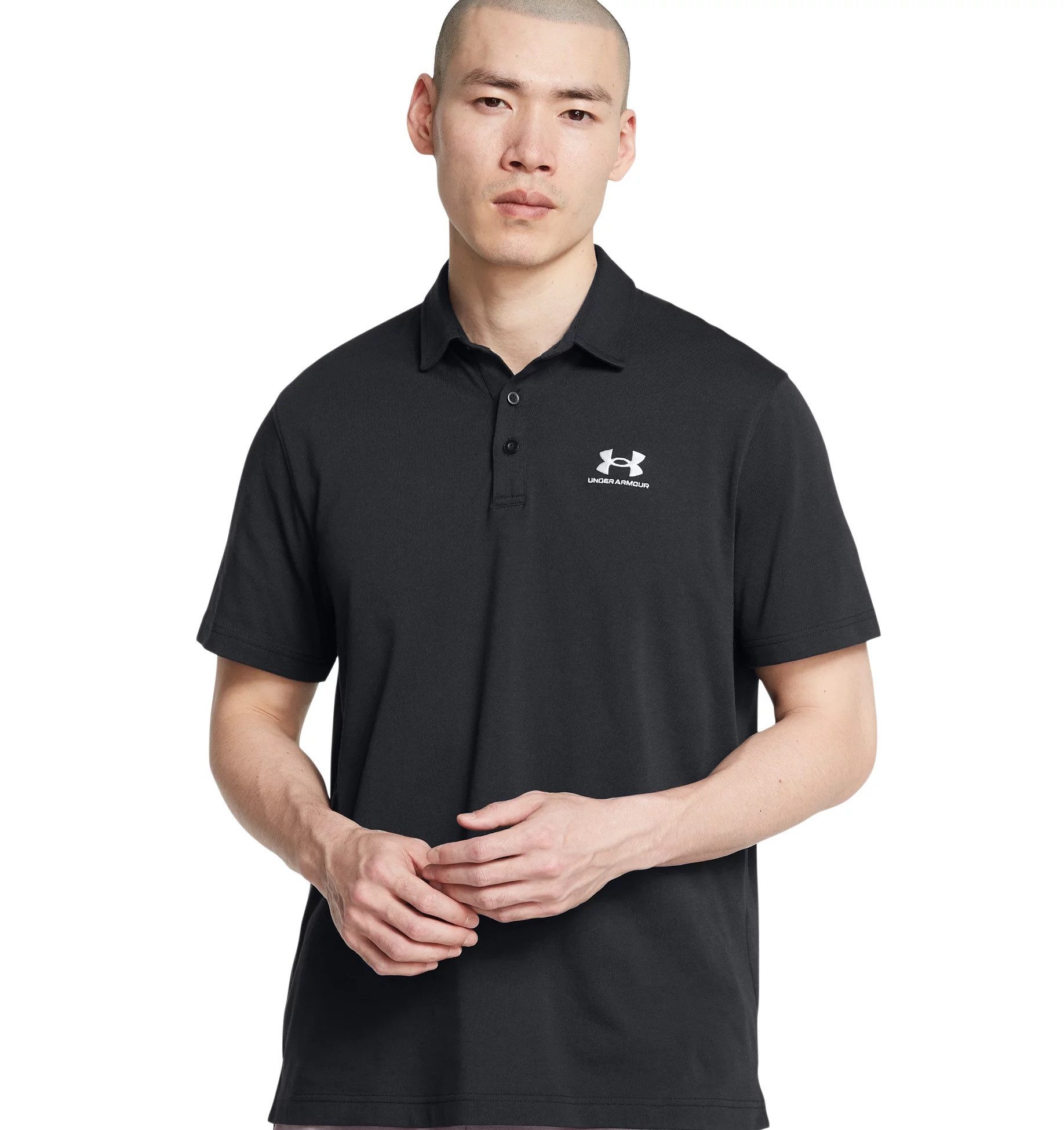 Under Armour® Poloshirt UA ICON POLO mit flachem Kragen, unifarben, aus Baumwollmischung